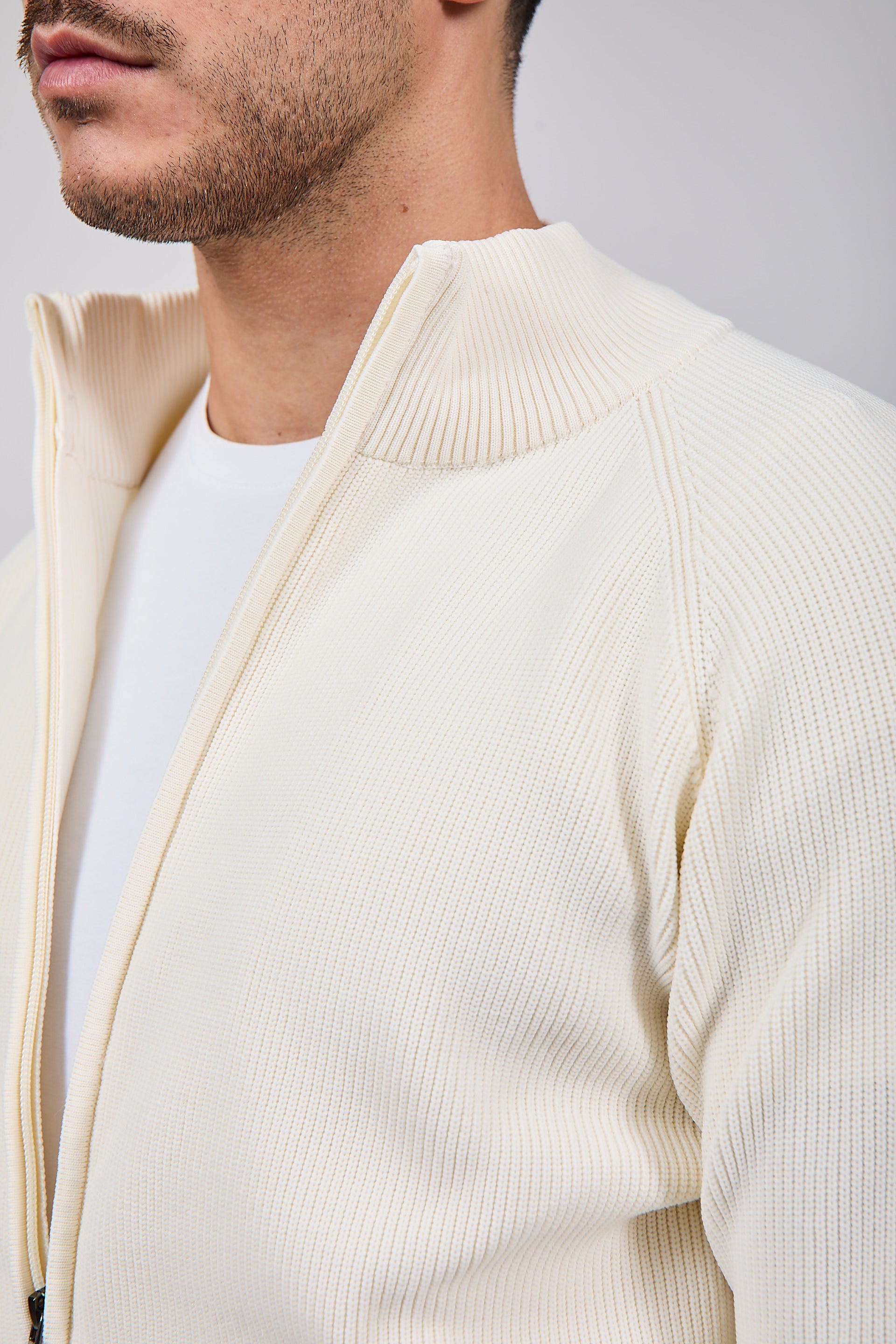Cardigan Over-d Costa Inglese Panna M88 (12311479058772)