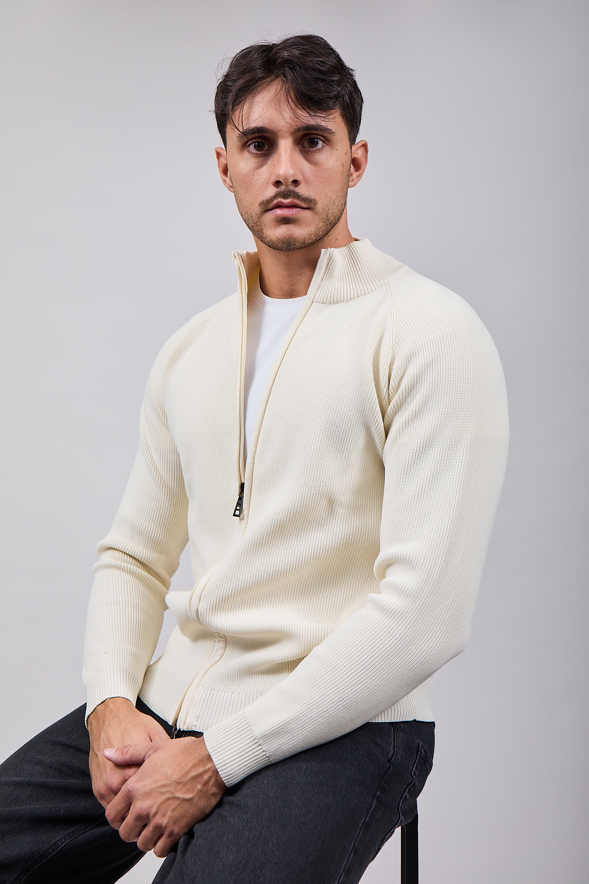 Cardigan Over-d Costa Inglese Panna M88 (12311479058772)