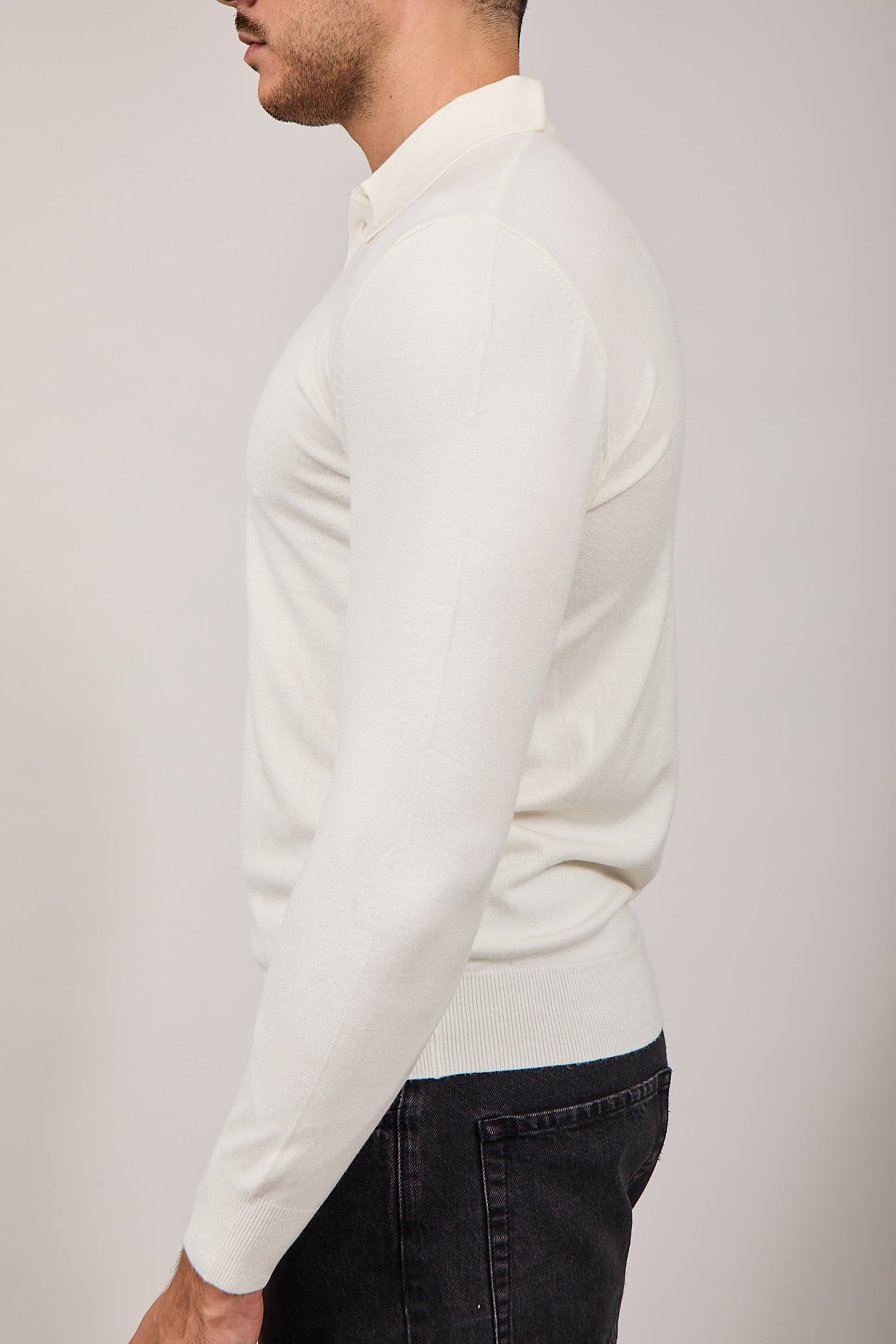 Maglioncino Polo Gianni Lupo Panna 508 (12264252342612)