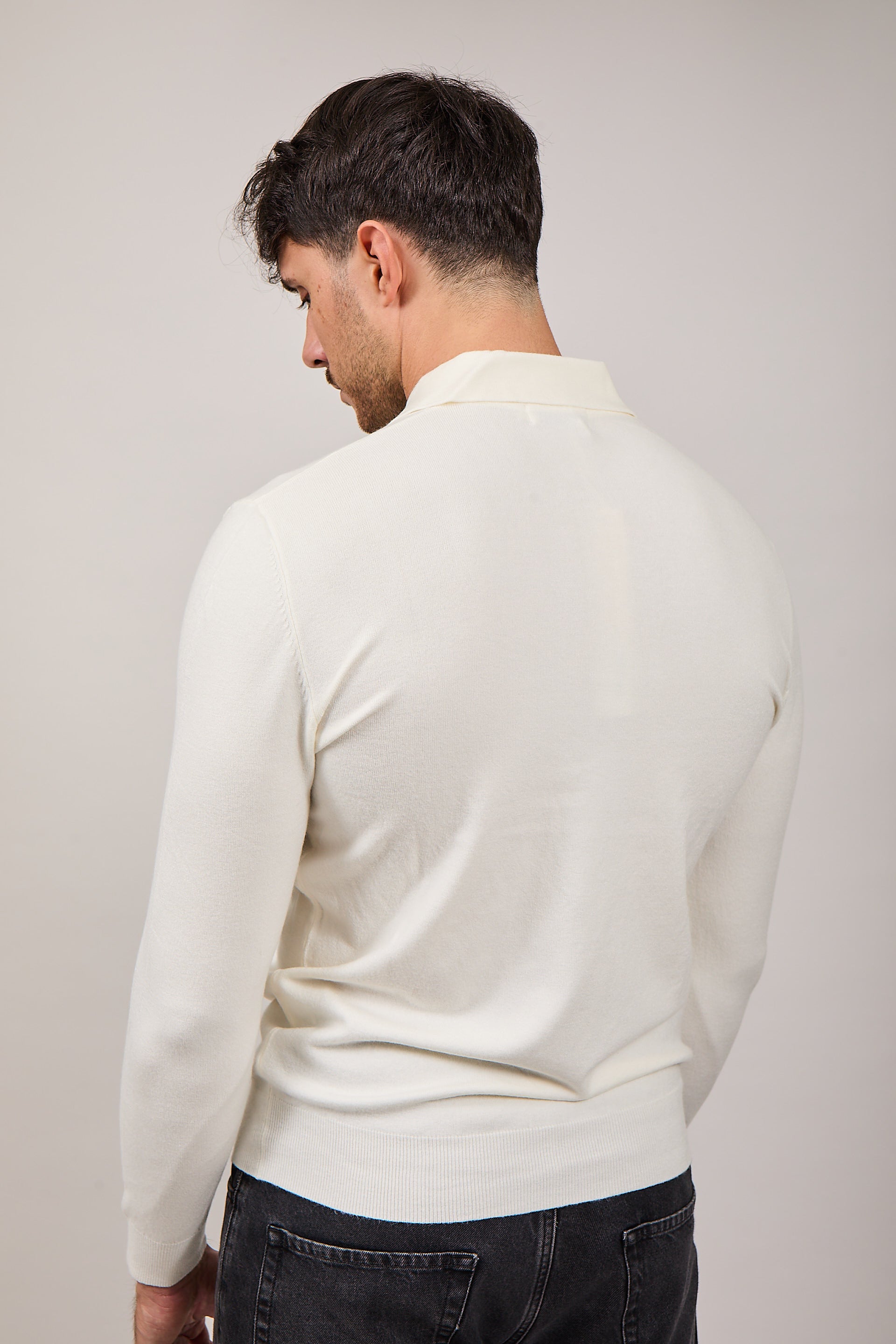 Maglioncino Polo Gianni Lupo Panna 508 (12264252342612)