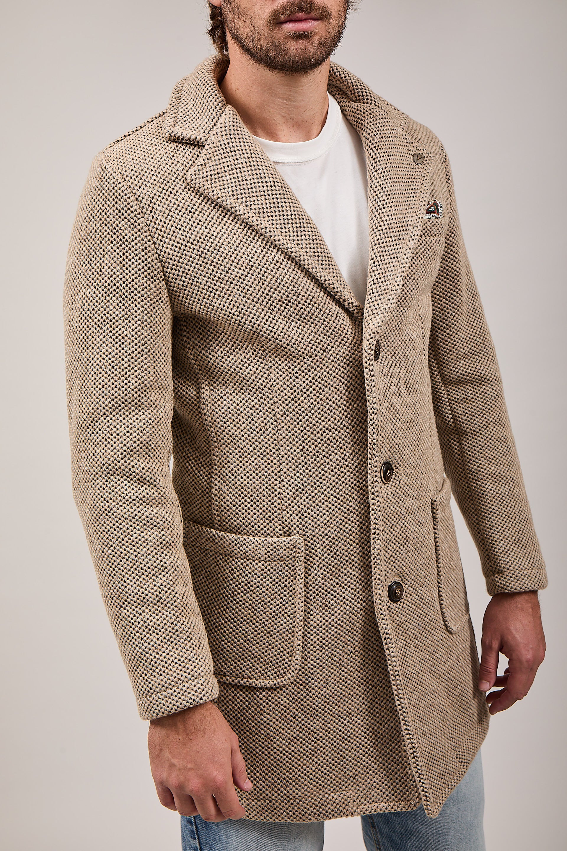 Cappotto V2 Punto di Riso Sabbia (12245096595796)