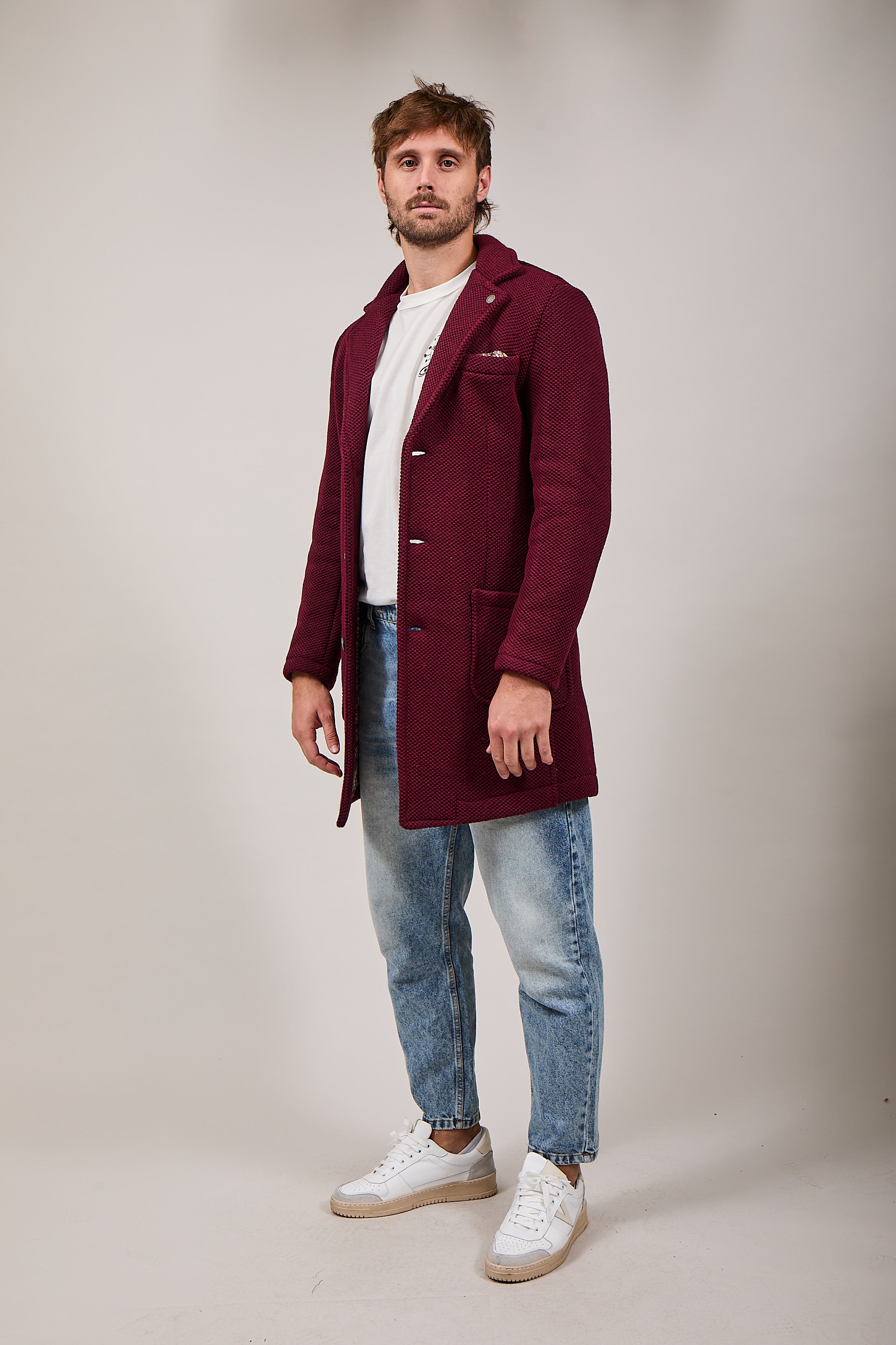 Cappotto V2 Punto di Riso Bordeaux (12245095776596)