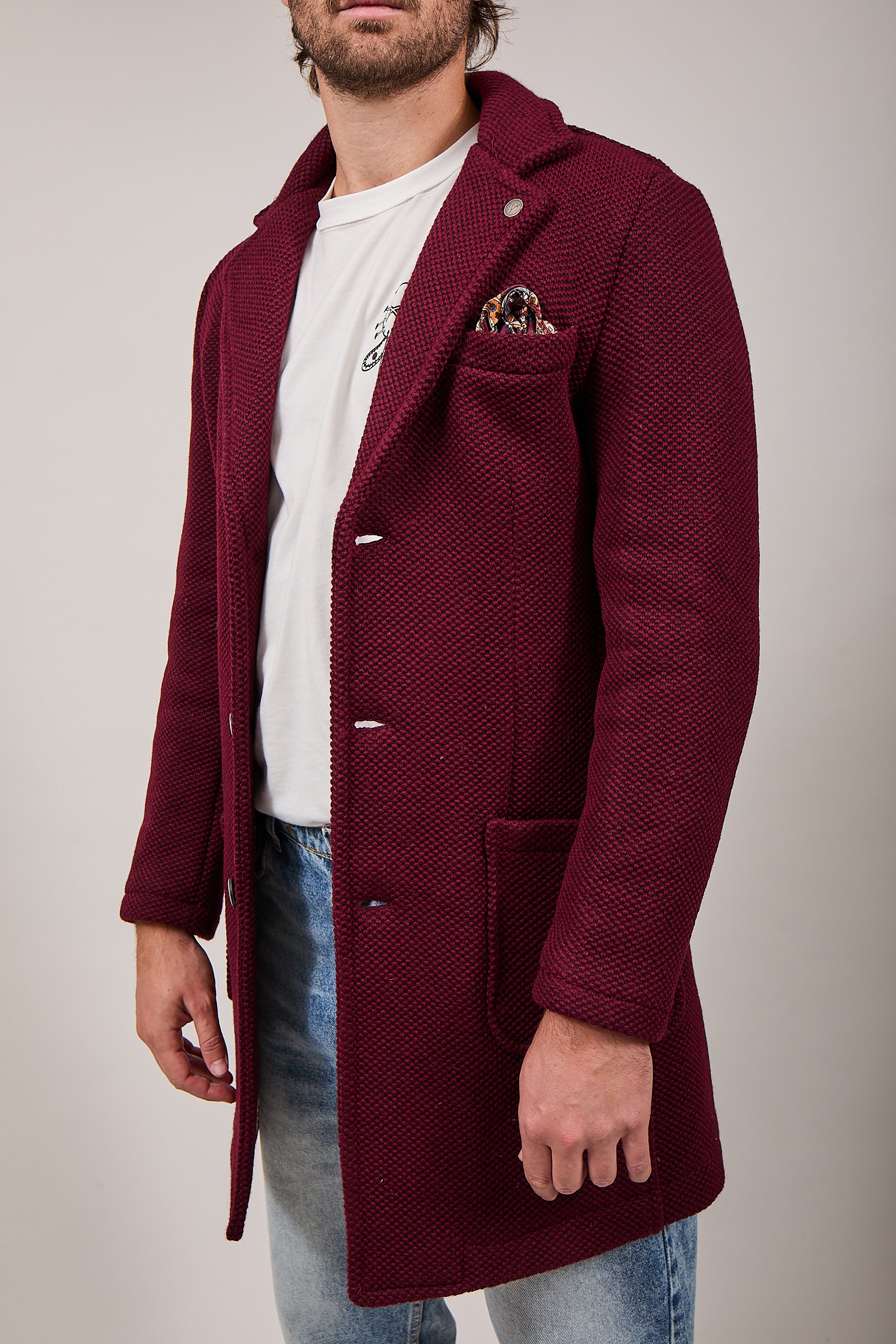 Cappotto V2 Punto di Riso Bordeaux (12245095776596)