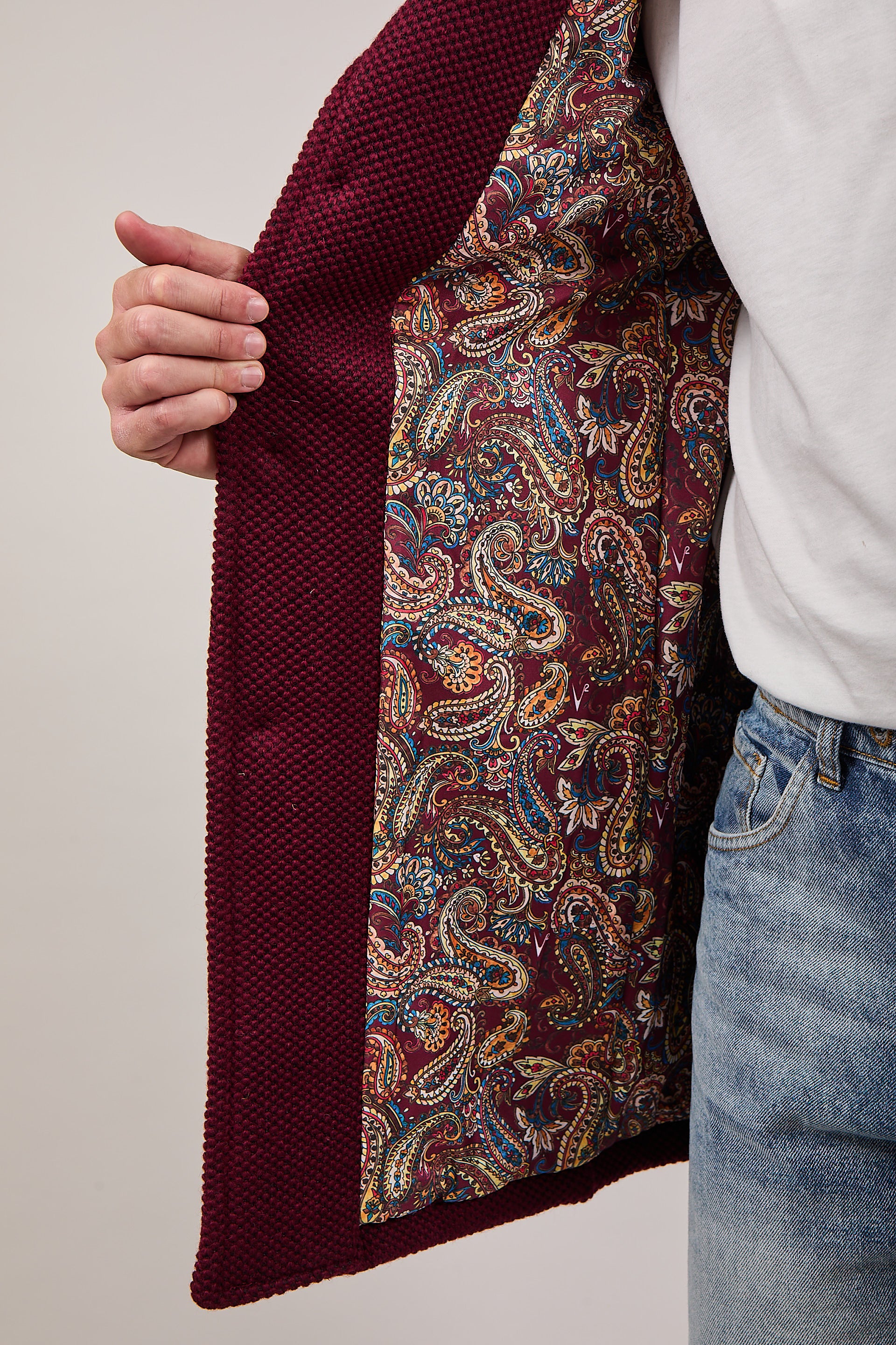 Cappotto V2 Punto di Riso Bordeaux (12245095776596)