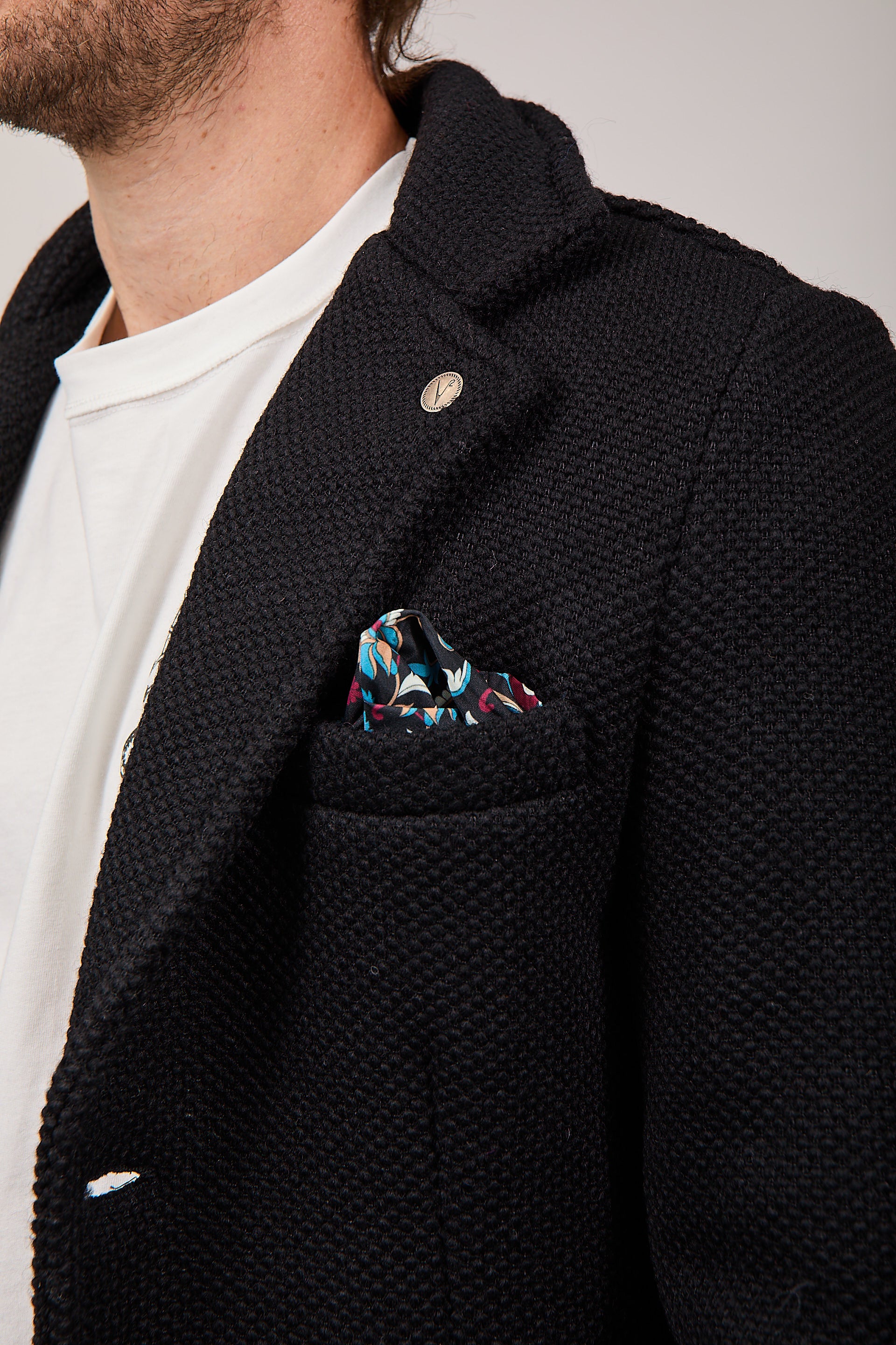 Cappotto V2 Punto di Riso Nero (12245096104276)