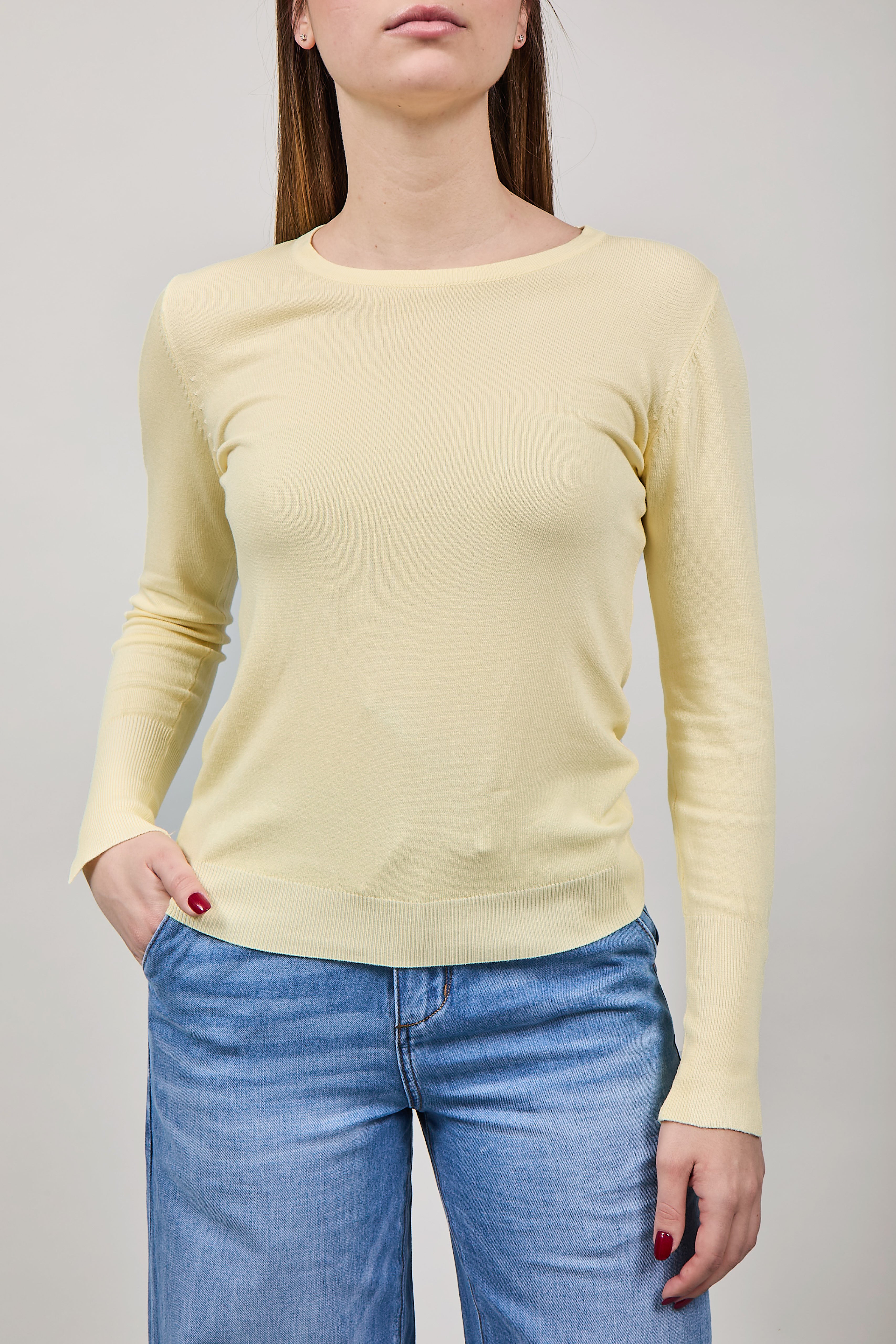 Maglioncino Lokita Giallo Pastello