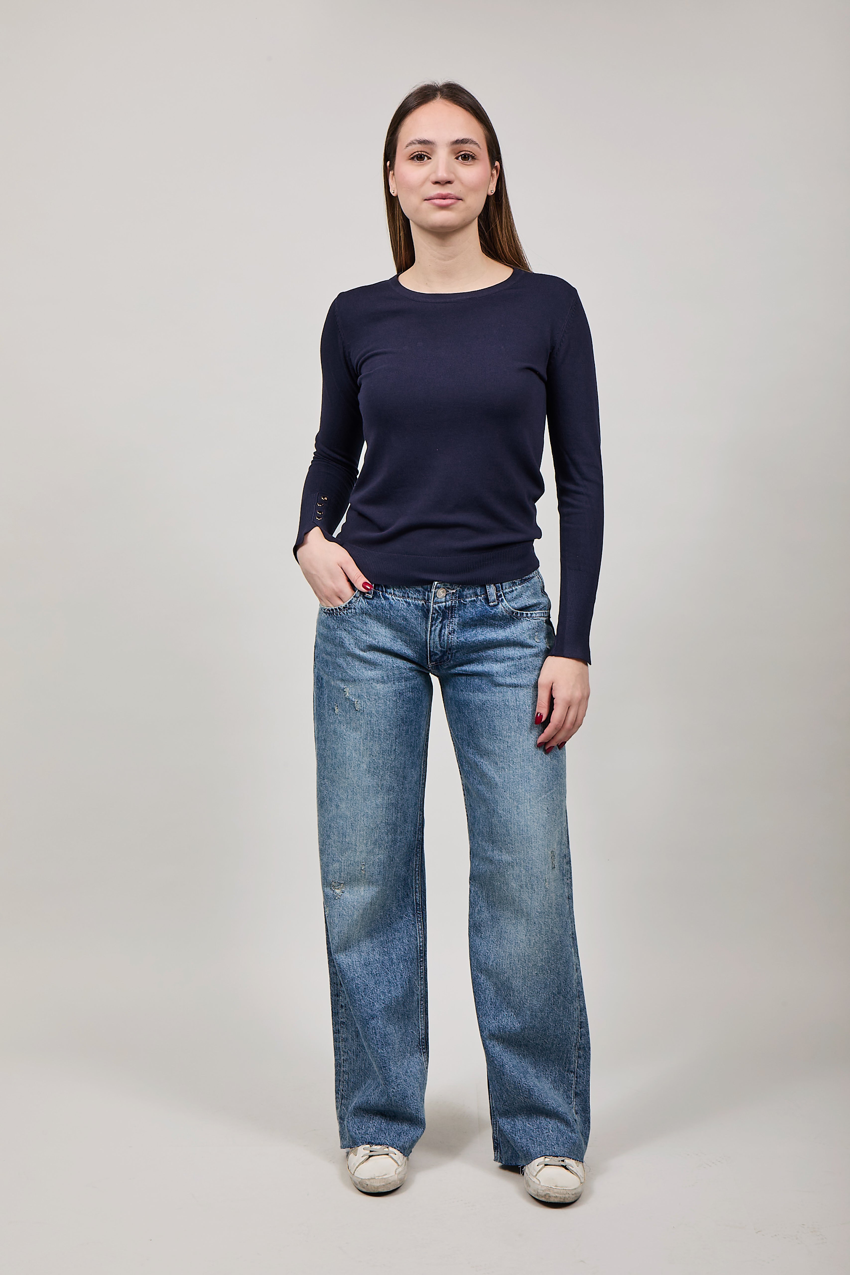 Jeans Pont Wide Straight Leg G046