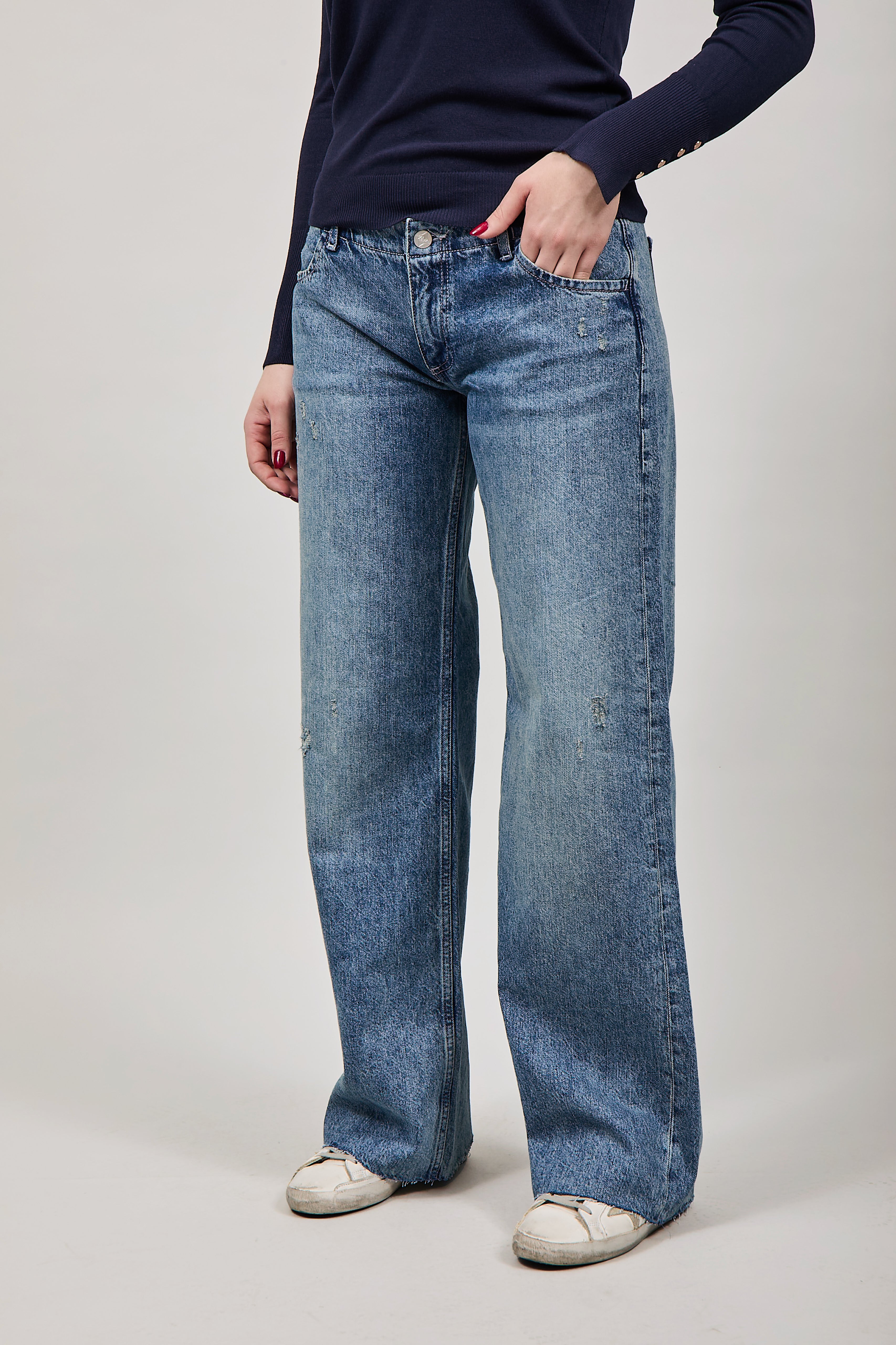 Jeans Pont Wide Straight Leg G046