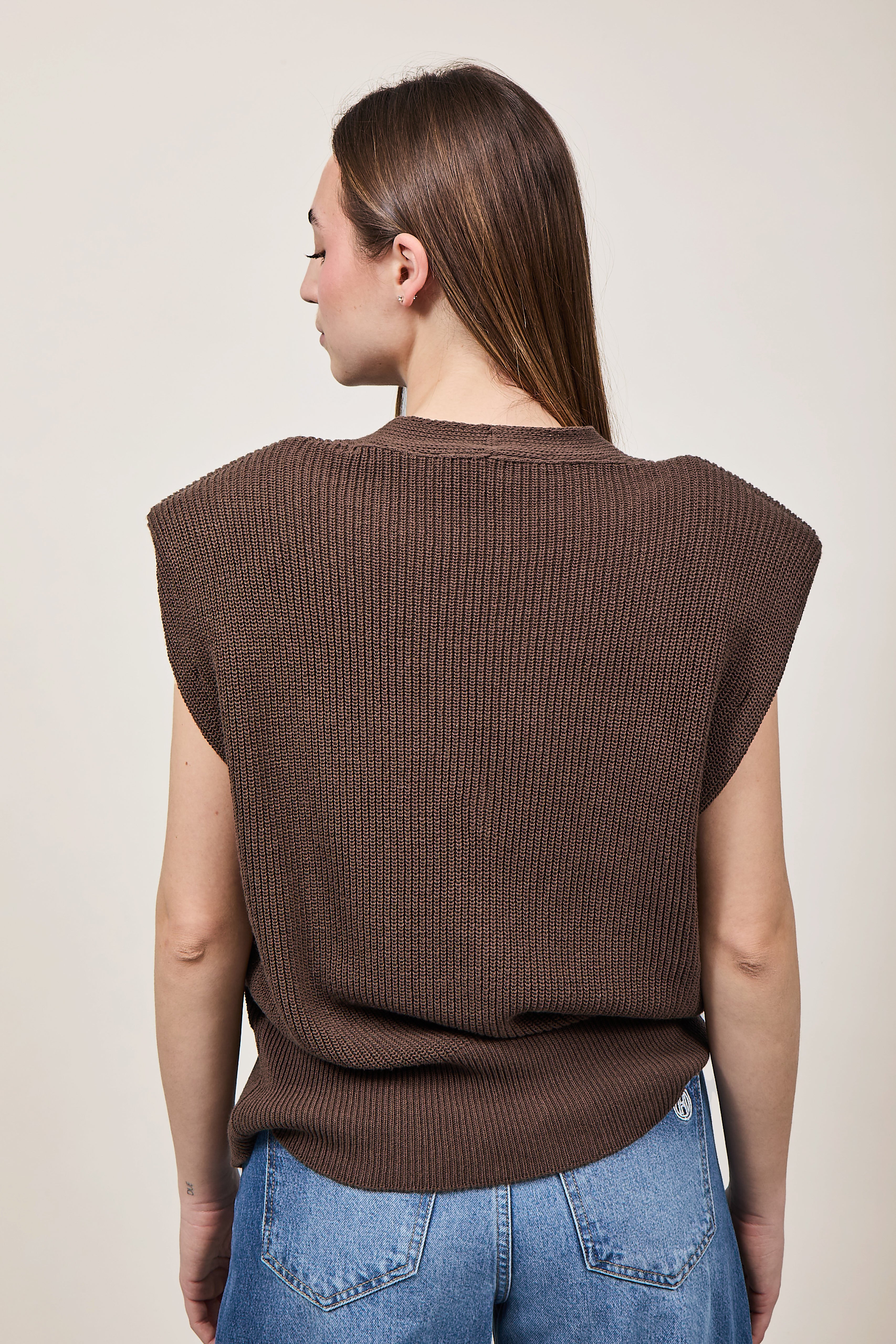 Gilet Haveone Spalline Moro