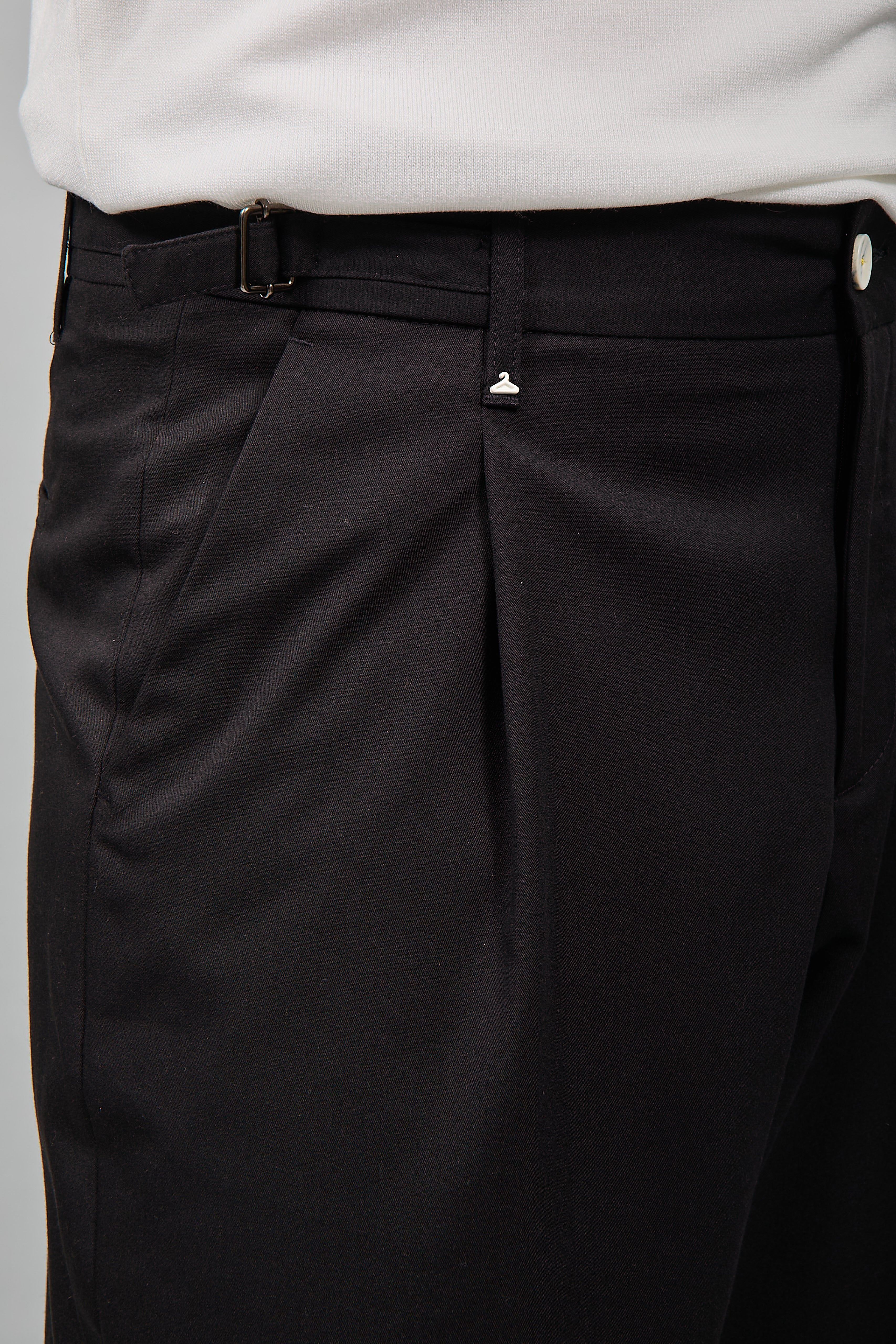 Pantalone Berna fibbie 364 Nero