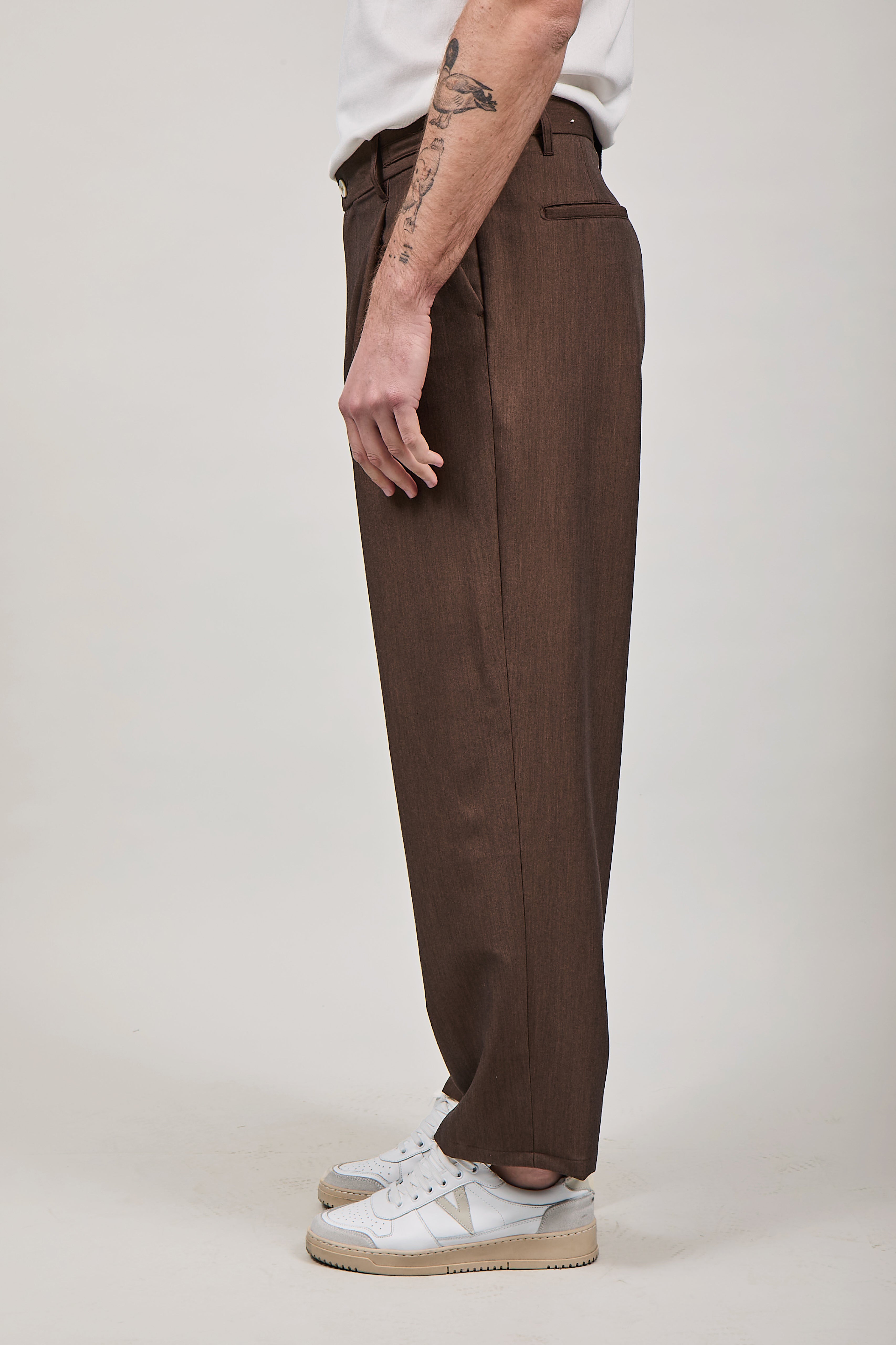 Pantalone Berna fibbie 364 Caffè