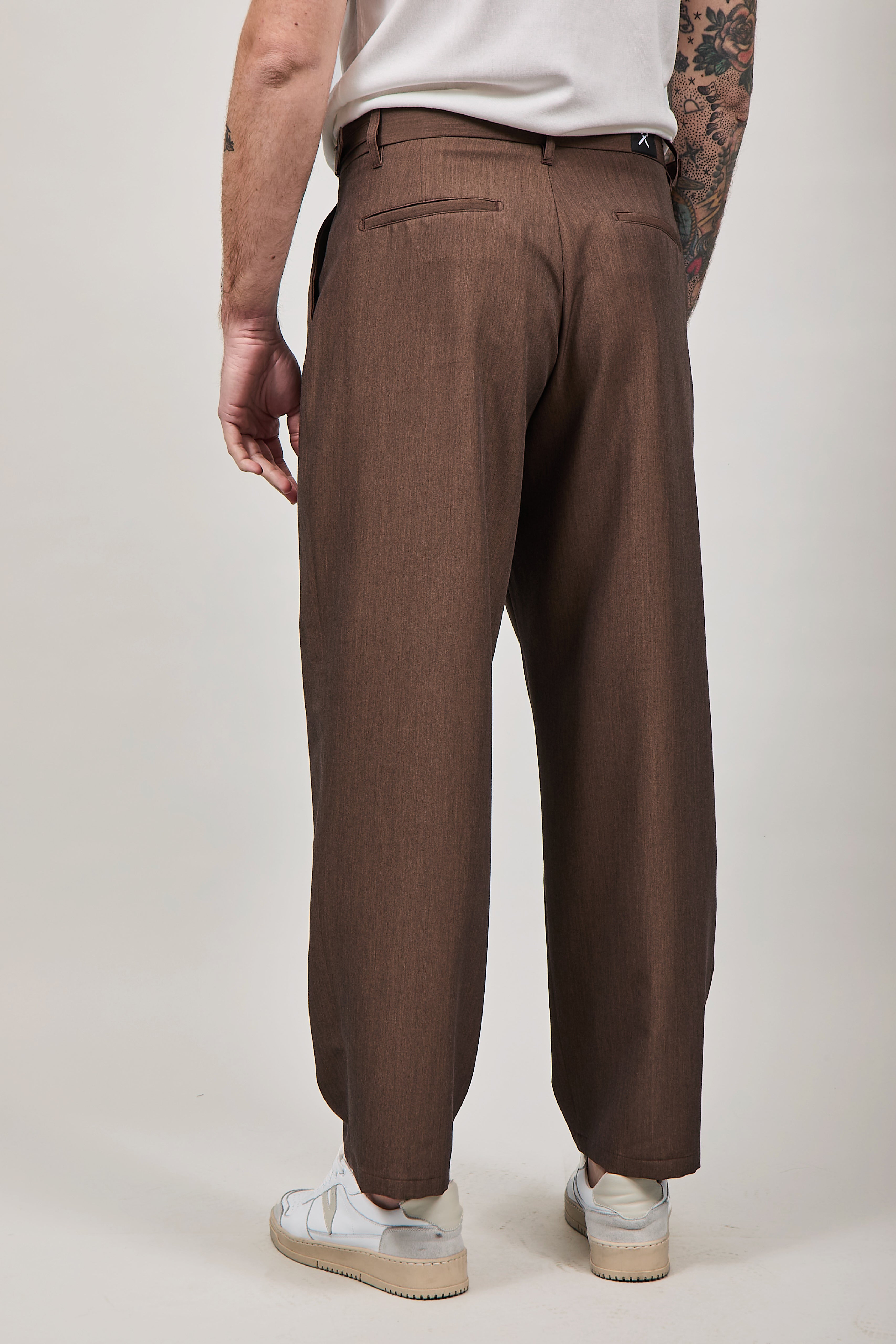 Pantalone Berna fibbie 364 Caffè