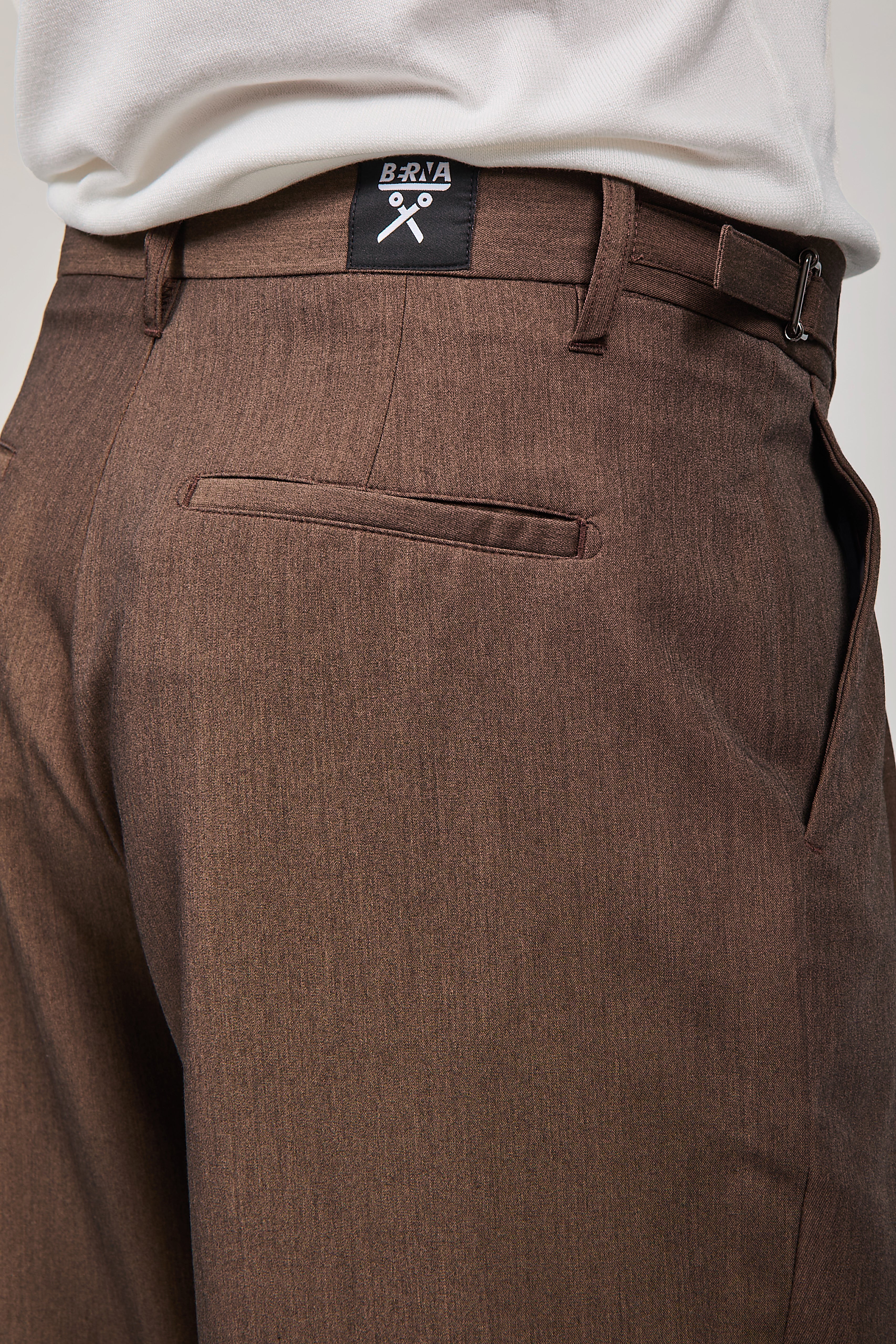 Pantalone Berna fibbie 364 Caffè