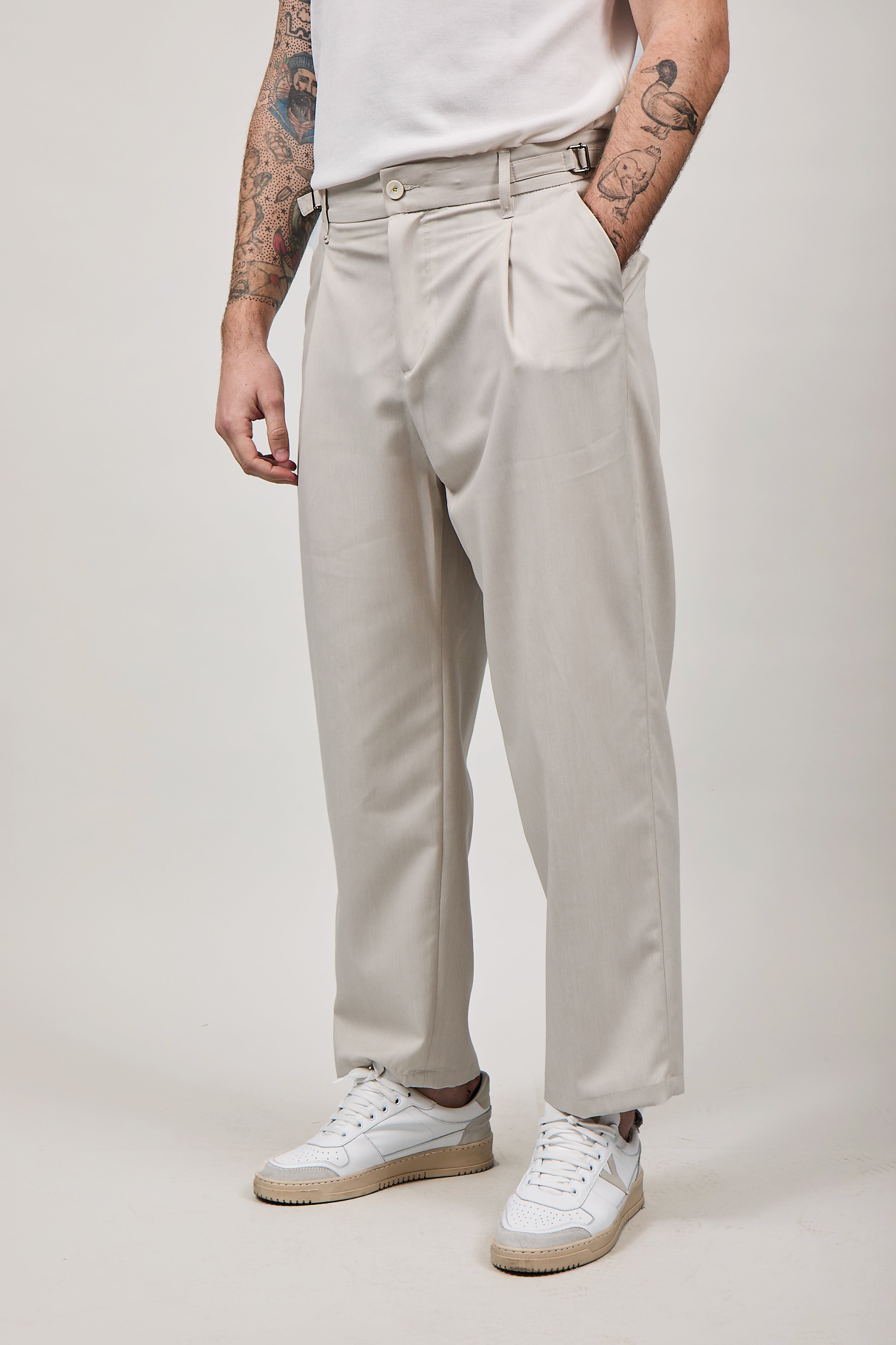 Pantalone Berna fibbie 364 Sabbia