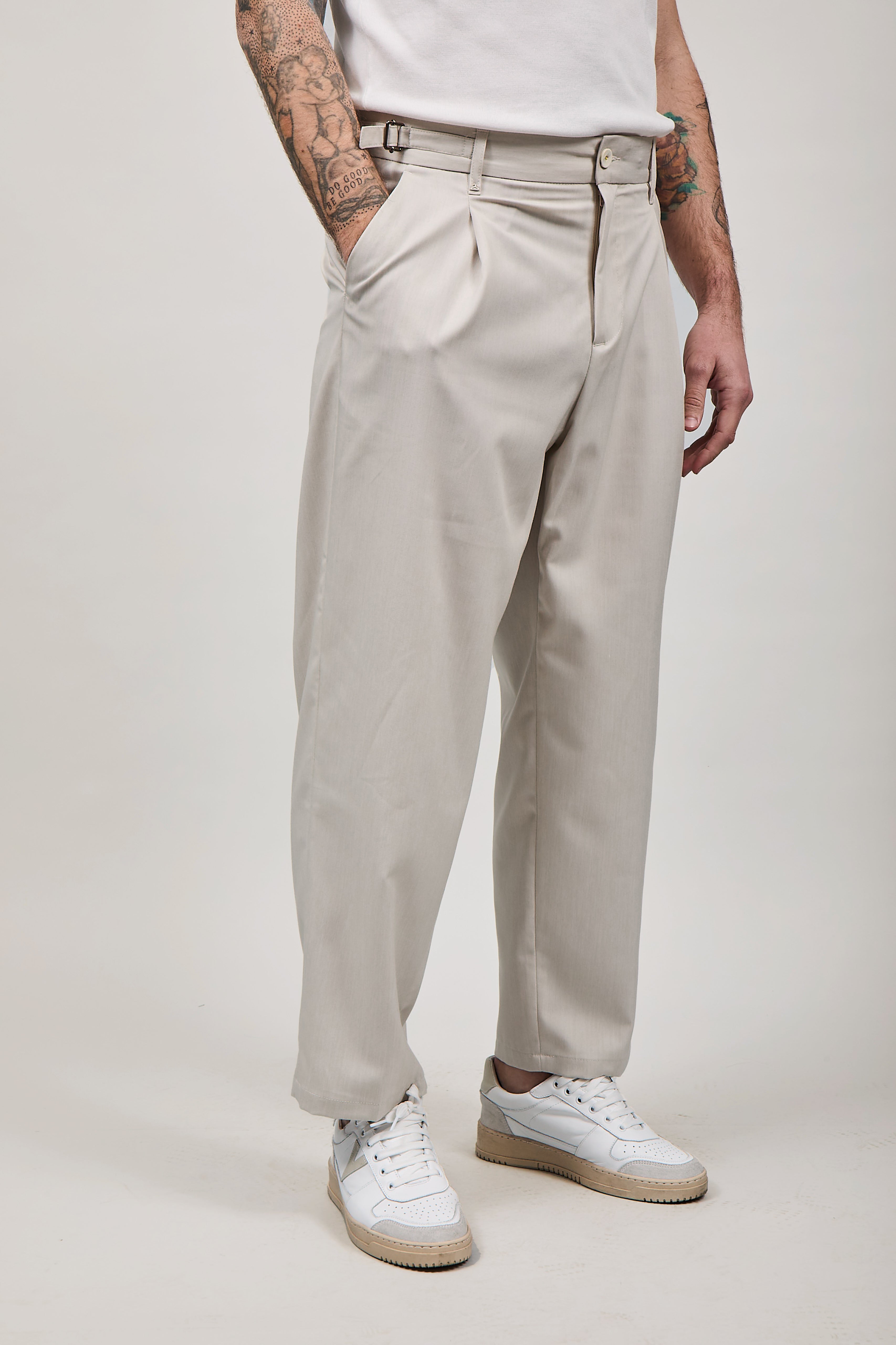 Pantalone Berna fibbie 364 Sabbia