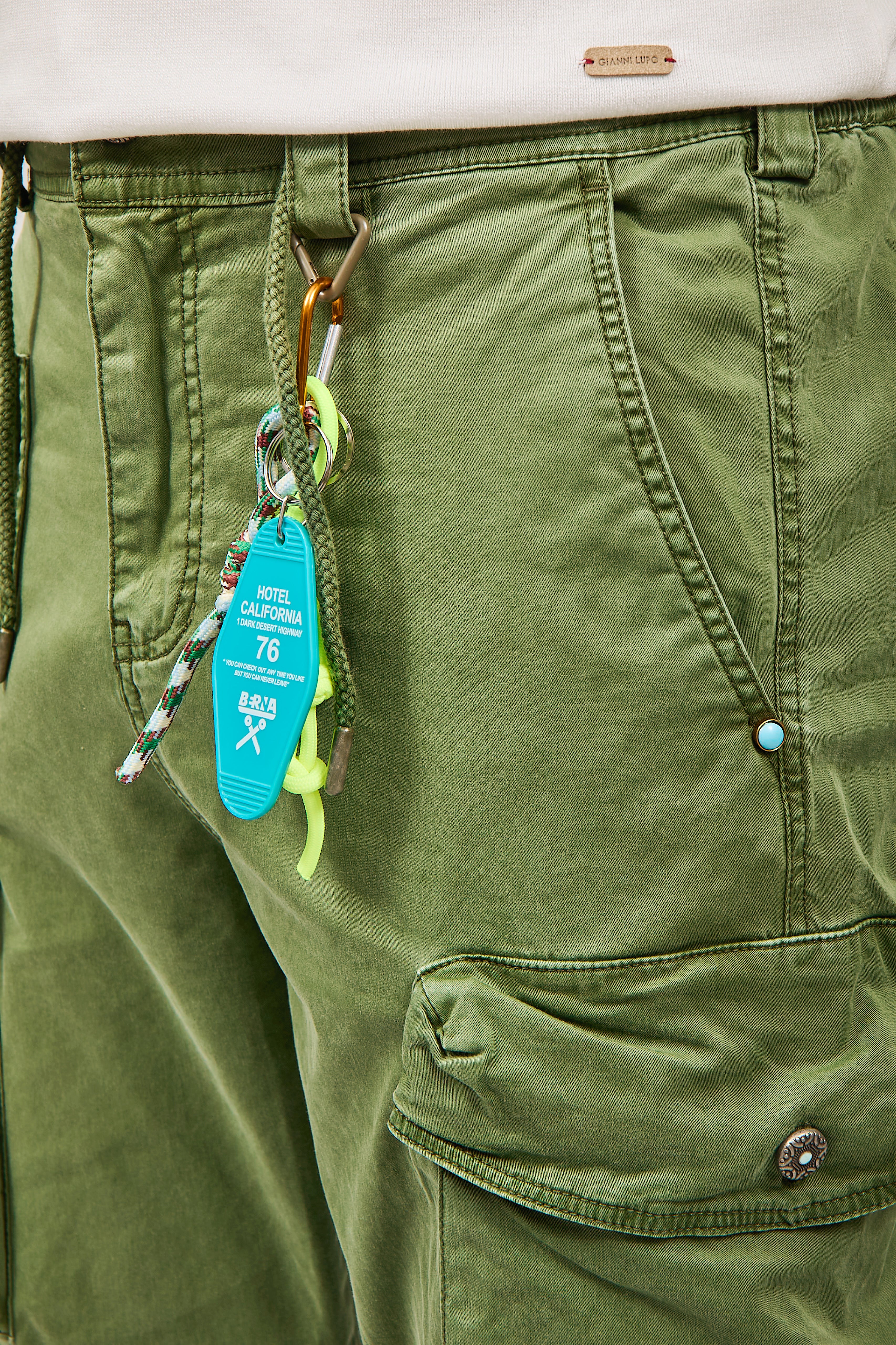 Pantalone Berna Cargo Destroy Verde