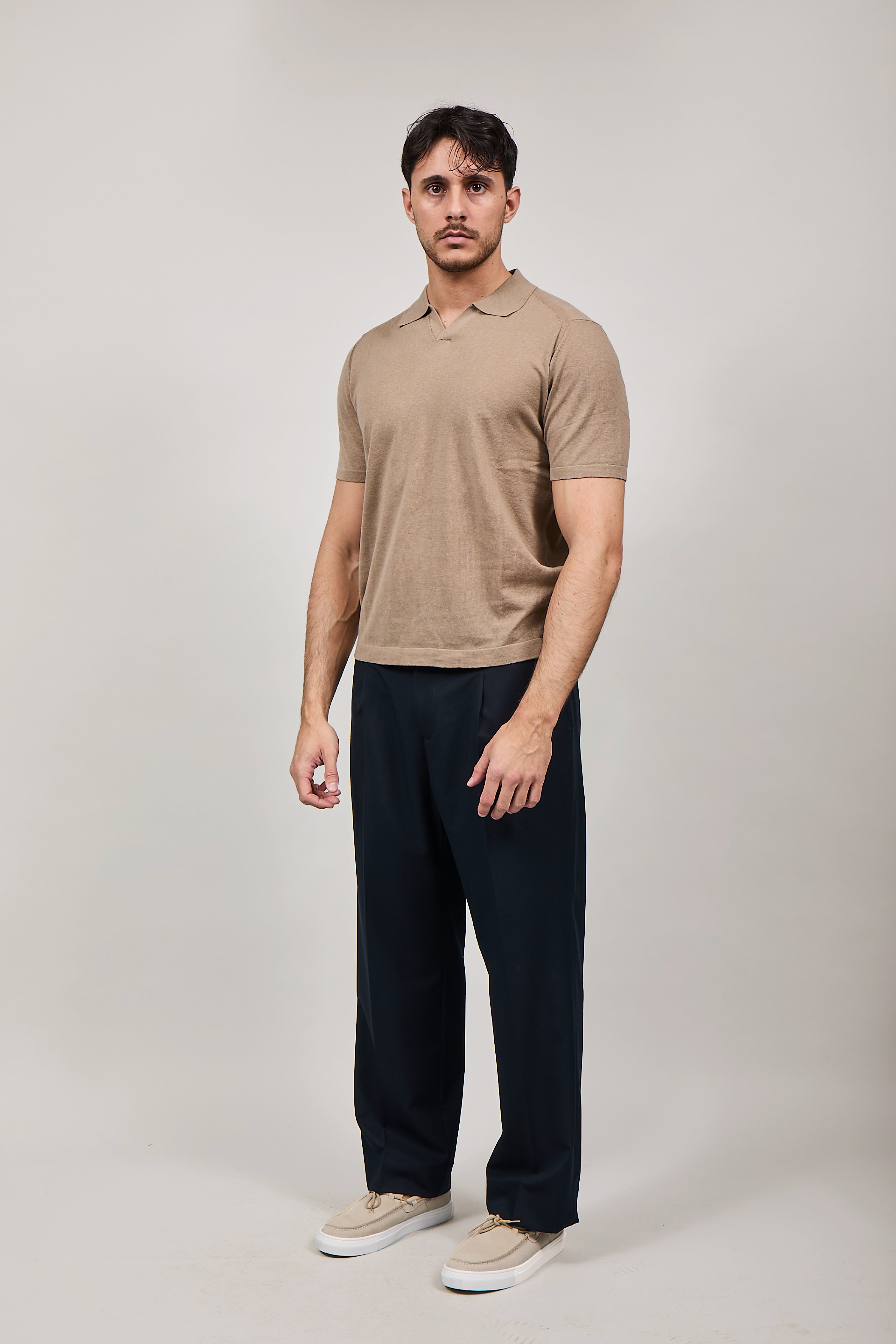 Polo Berna Derby Nocciola