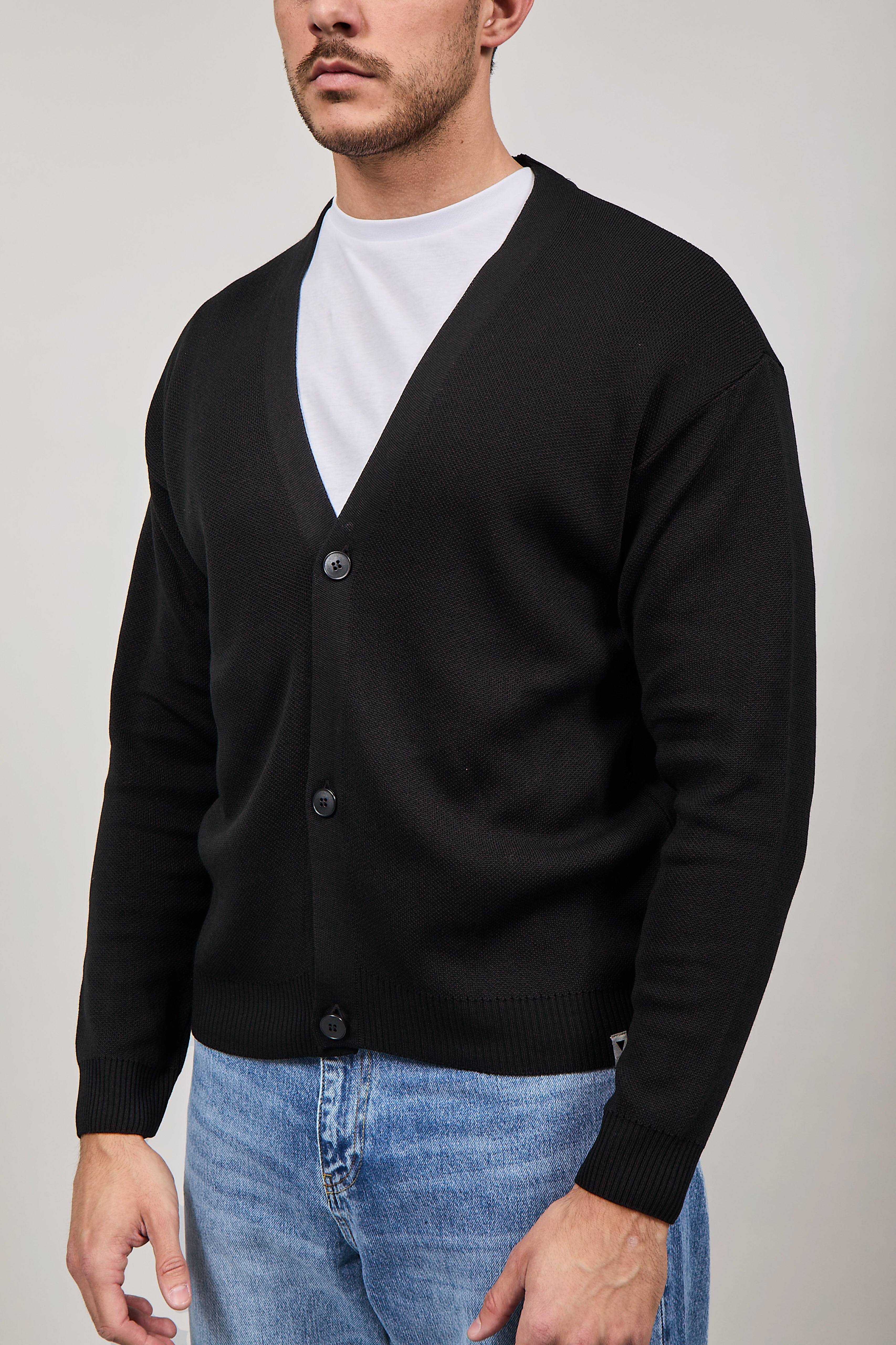 Cardigan Crop Why Not Brand Kim 45 Nero
