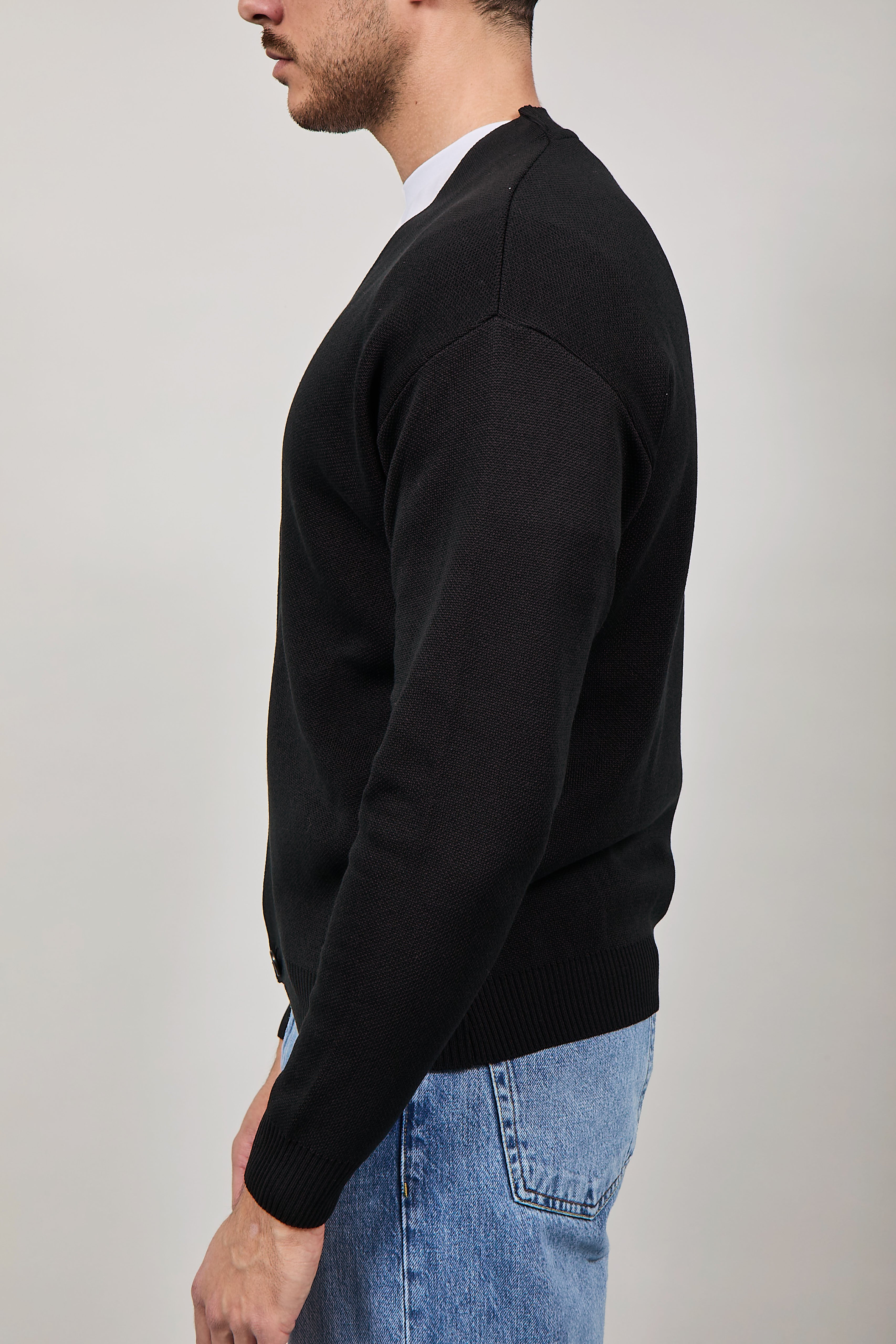 Cardigan Crop Why Not Brand Kim 45 Nero