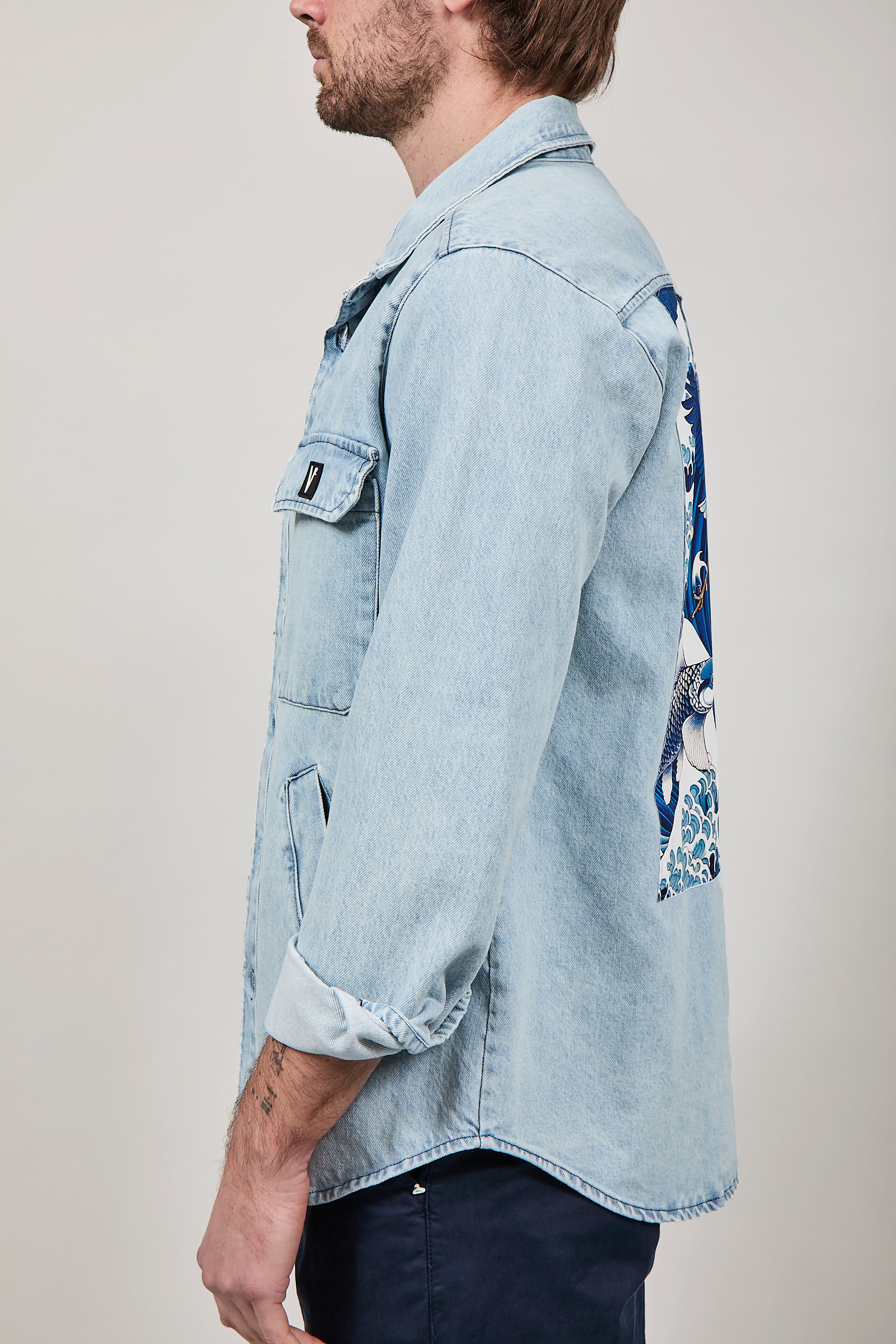 Sahariana V2 Jeans Marmo