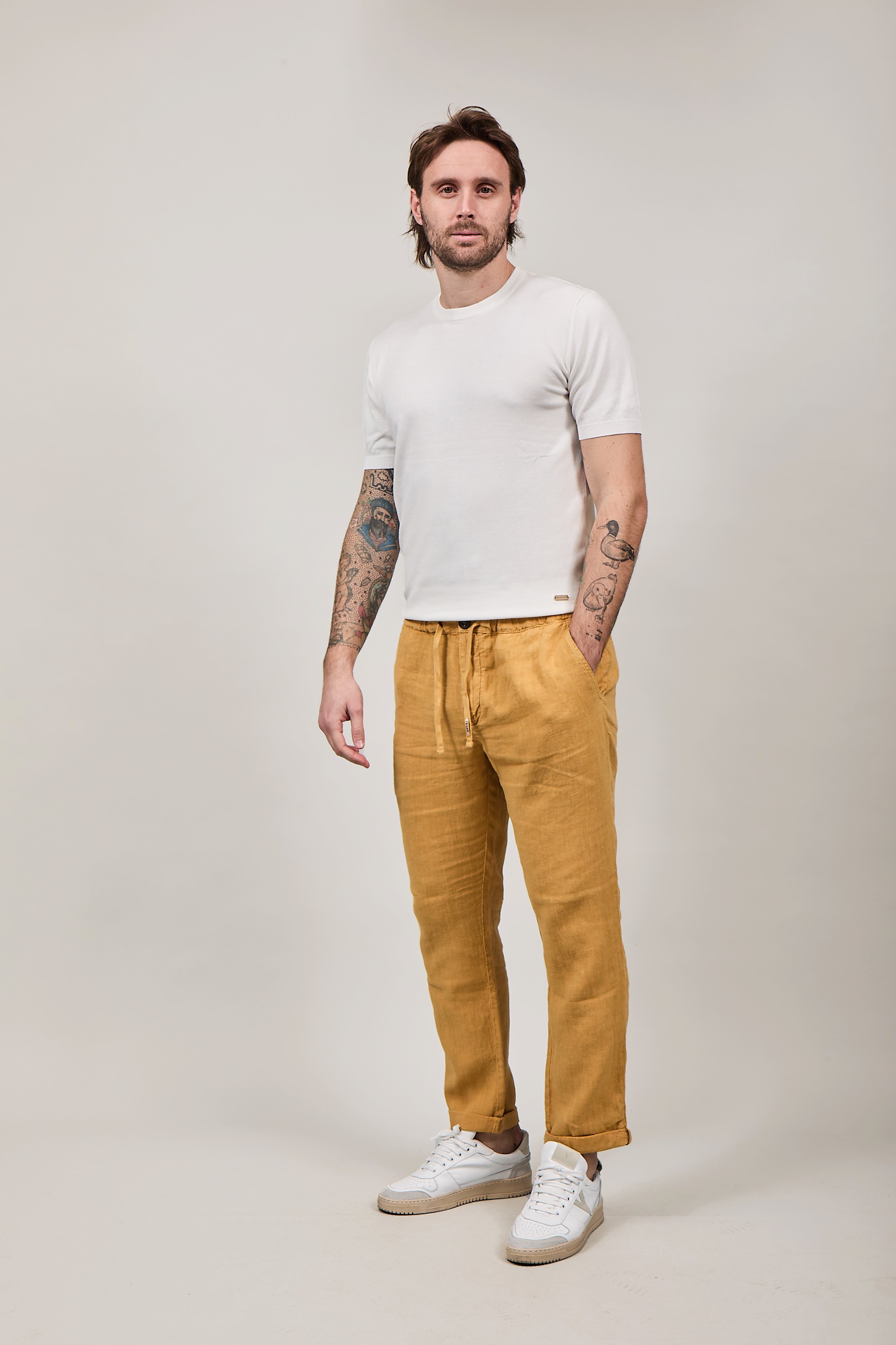 Pantalone Clark Lino Lewis T016 Ocra