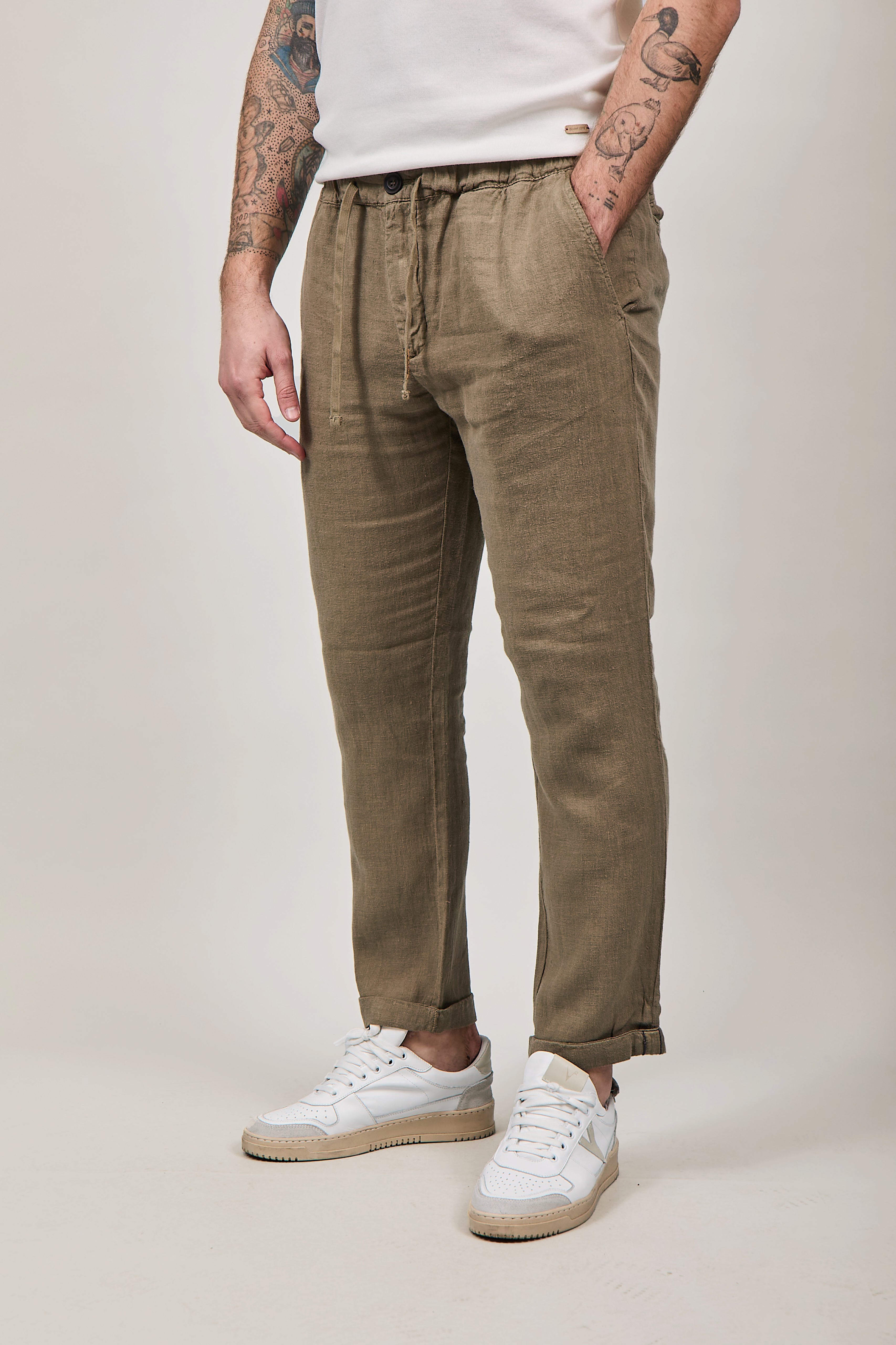 Pantalone Clark Lino Lewis T016 Militare