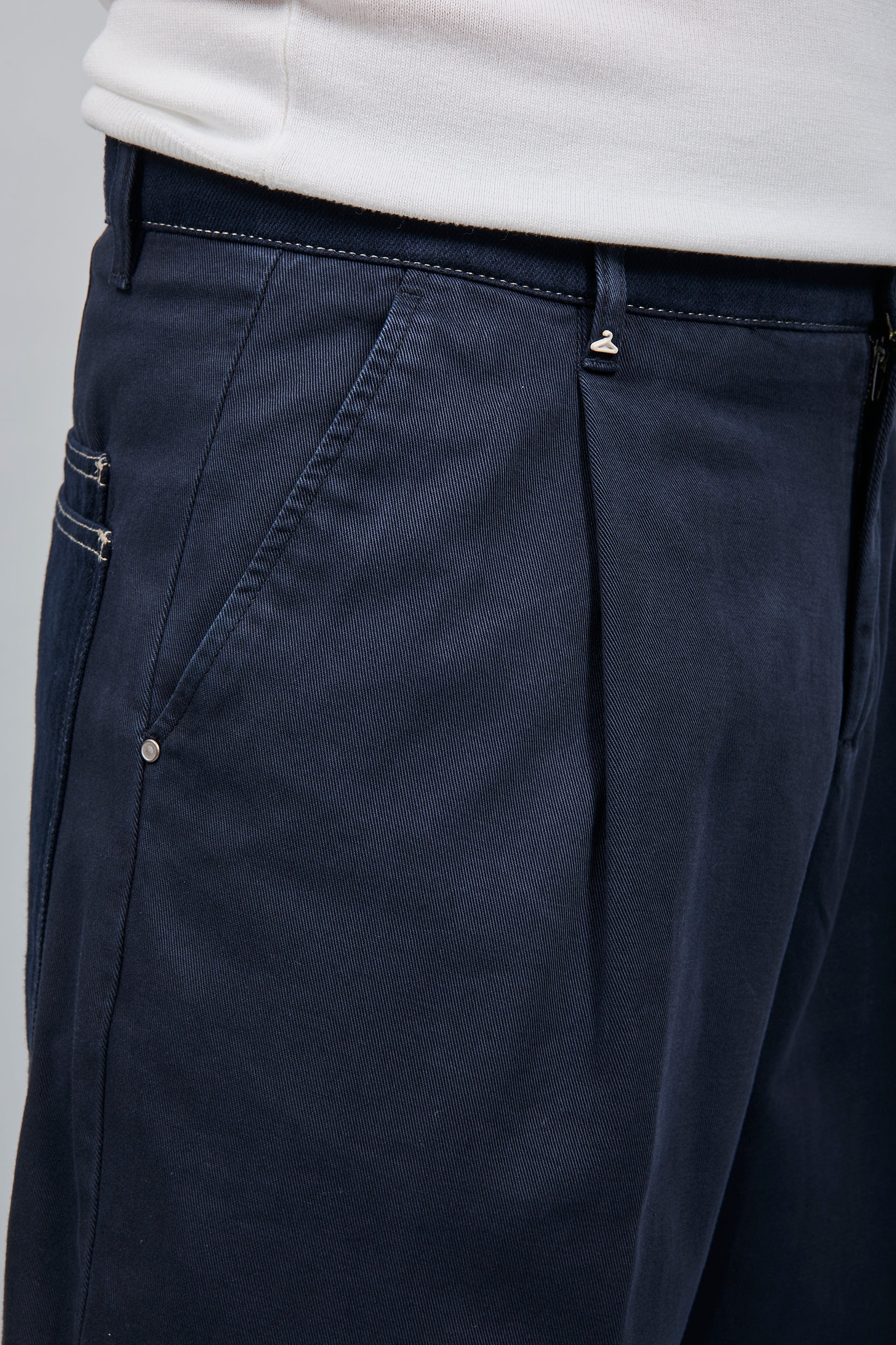 Pantalone cinta denim Berna Blu