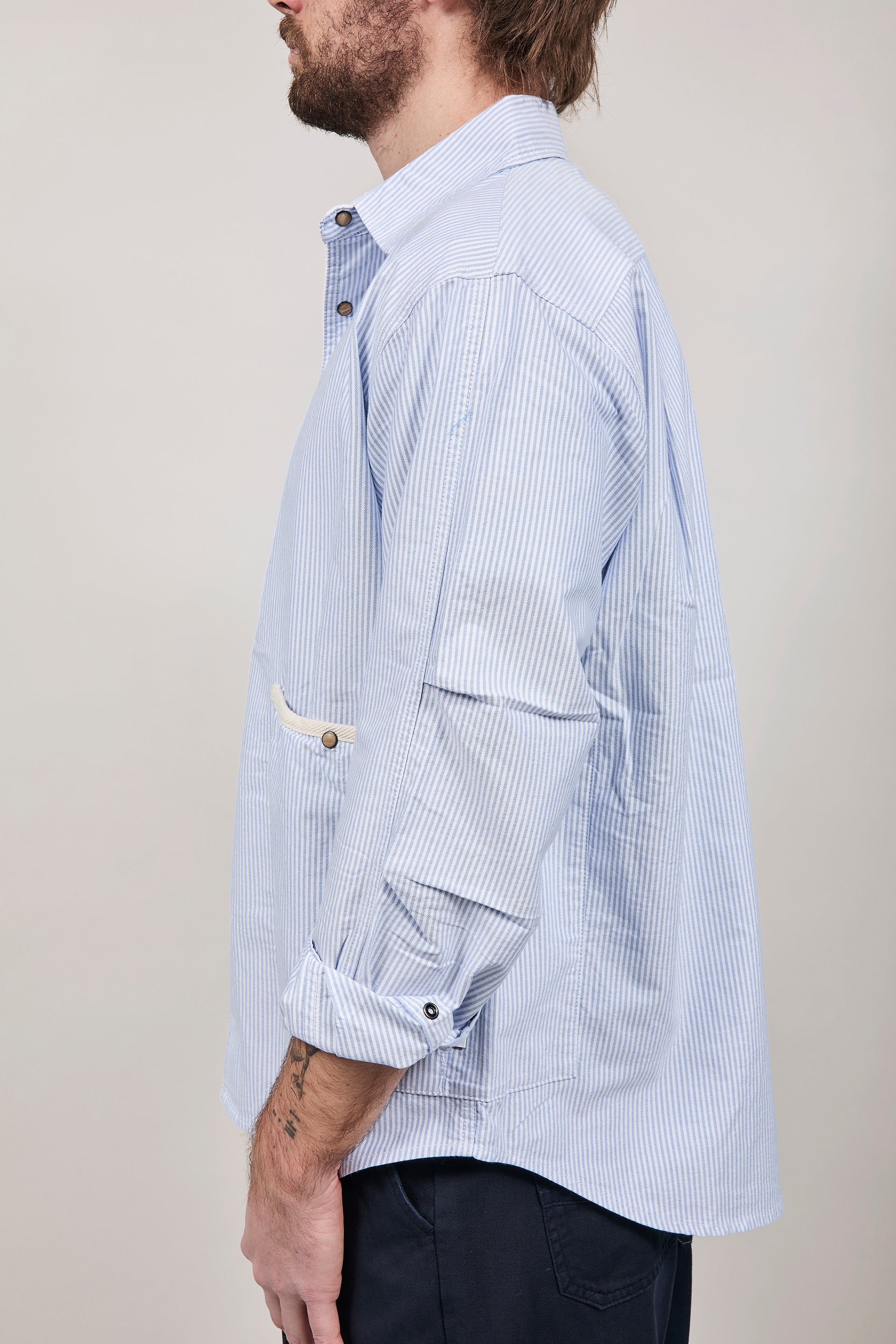 Overshirt Berna Righe 5230