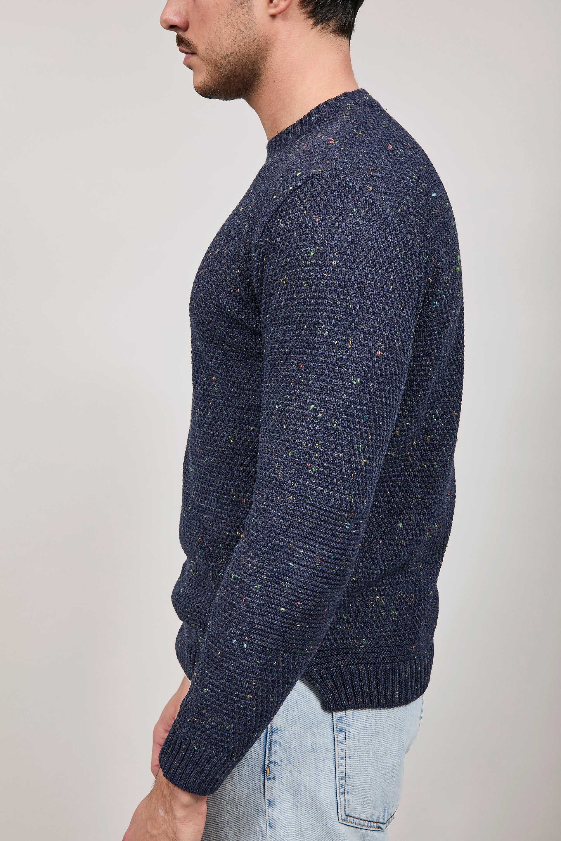 Maglioncino Block Eleven Chicco di riso Blu