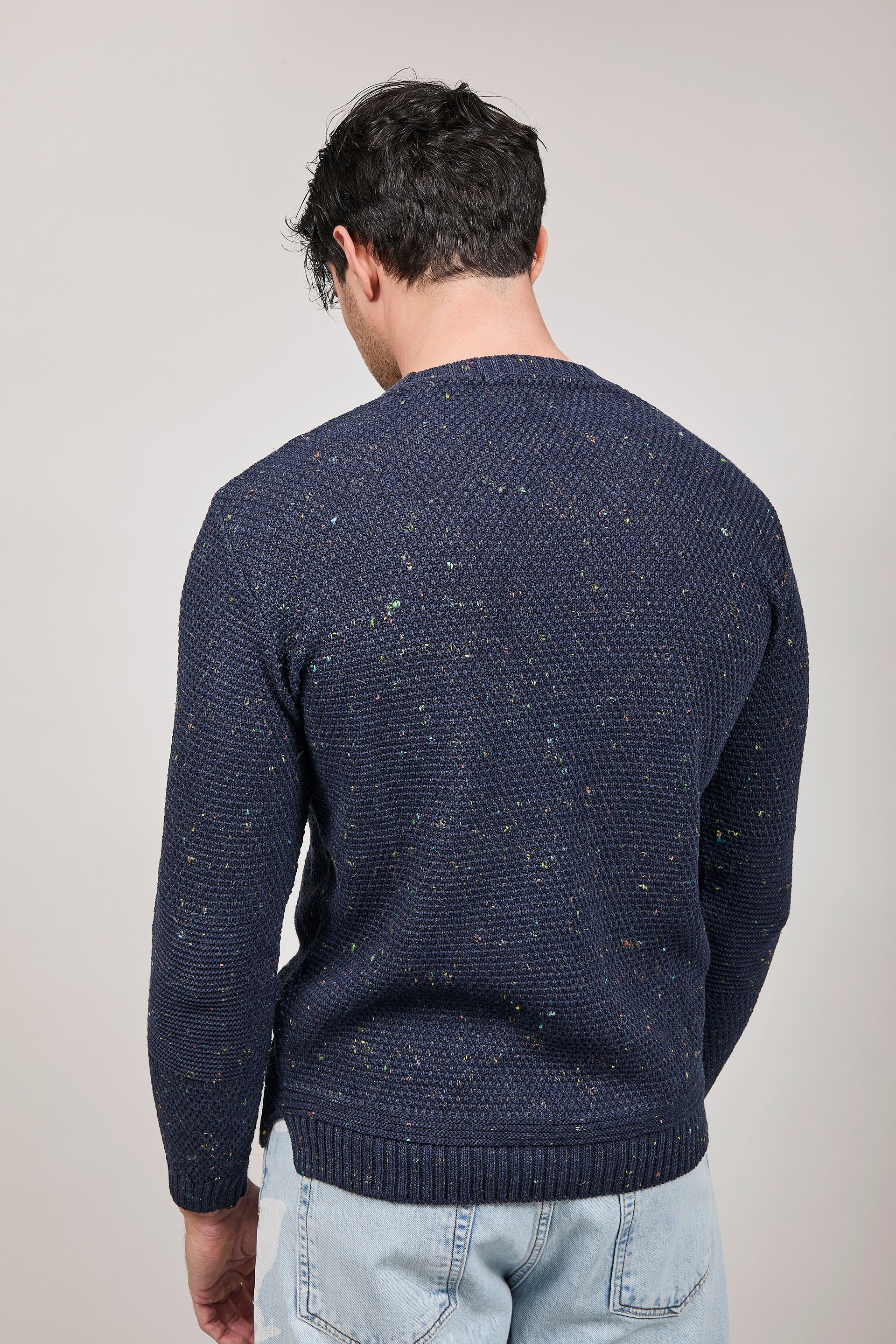 Maglioncino Block Eleven Chicco di riso Blu