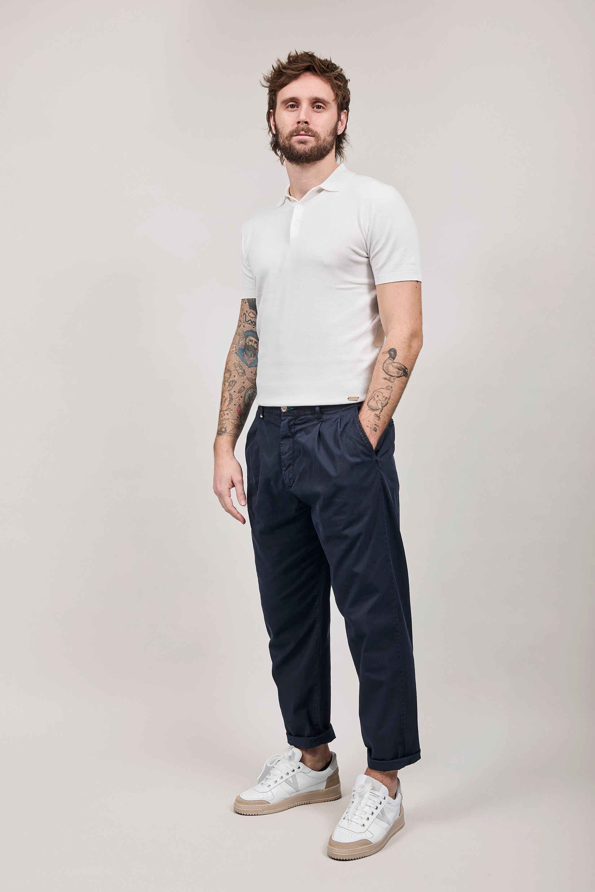 Pantalone Berna Japan Blu 96