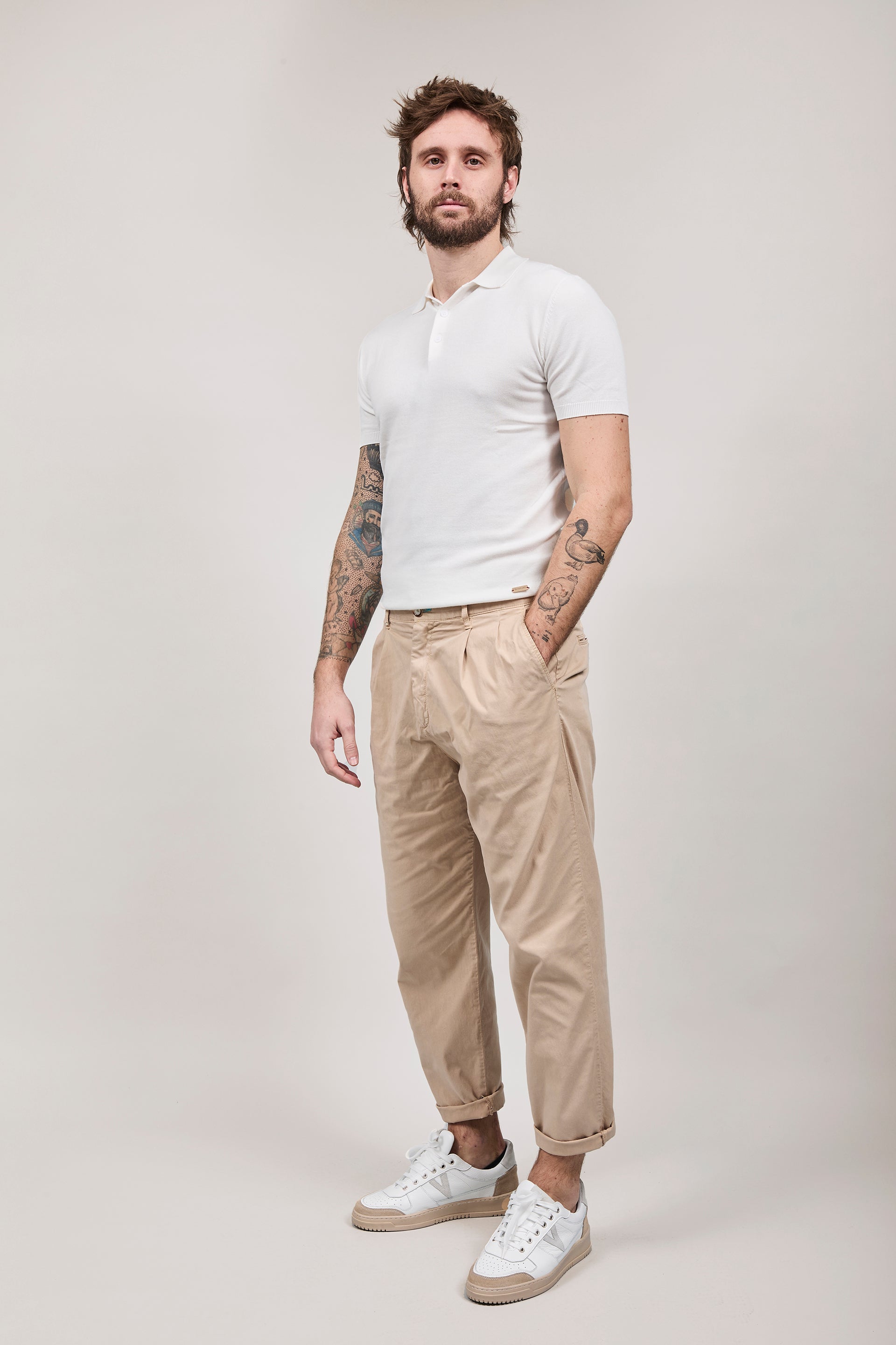 Pantalone Berna Japan Beige 96