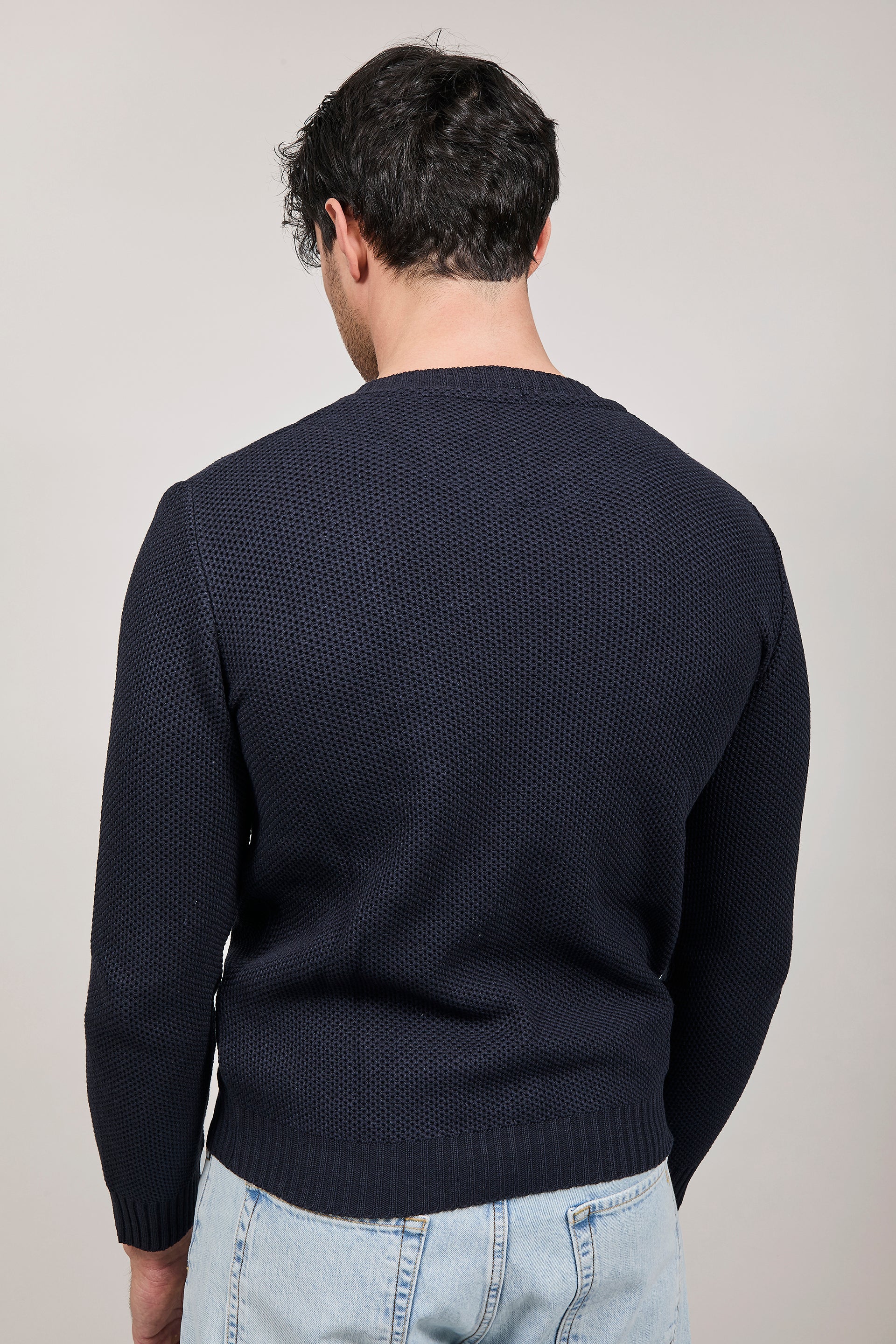 Maglioncino V2 Occhio di pernice Blu