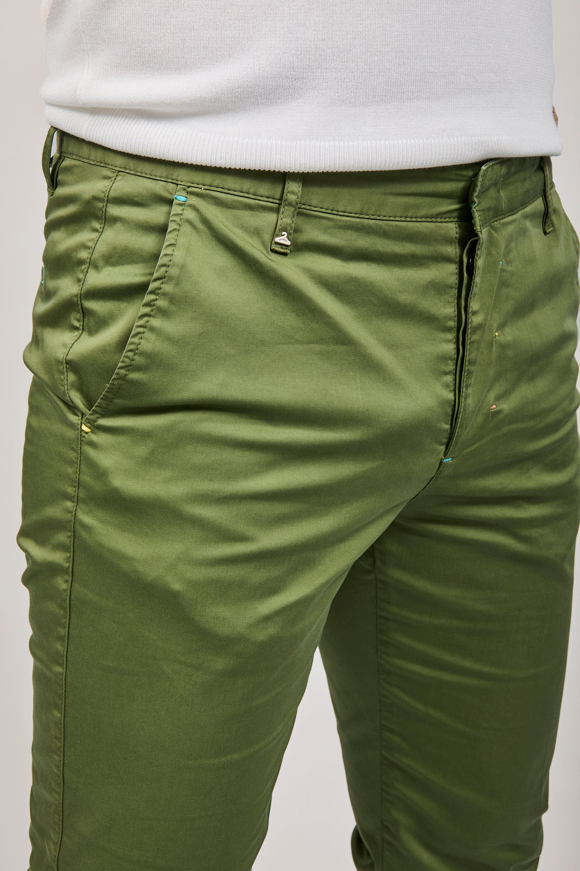 Pantalone Berna chinos Verde 39