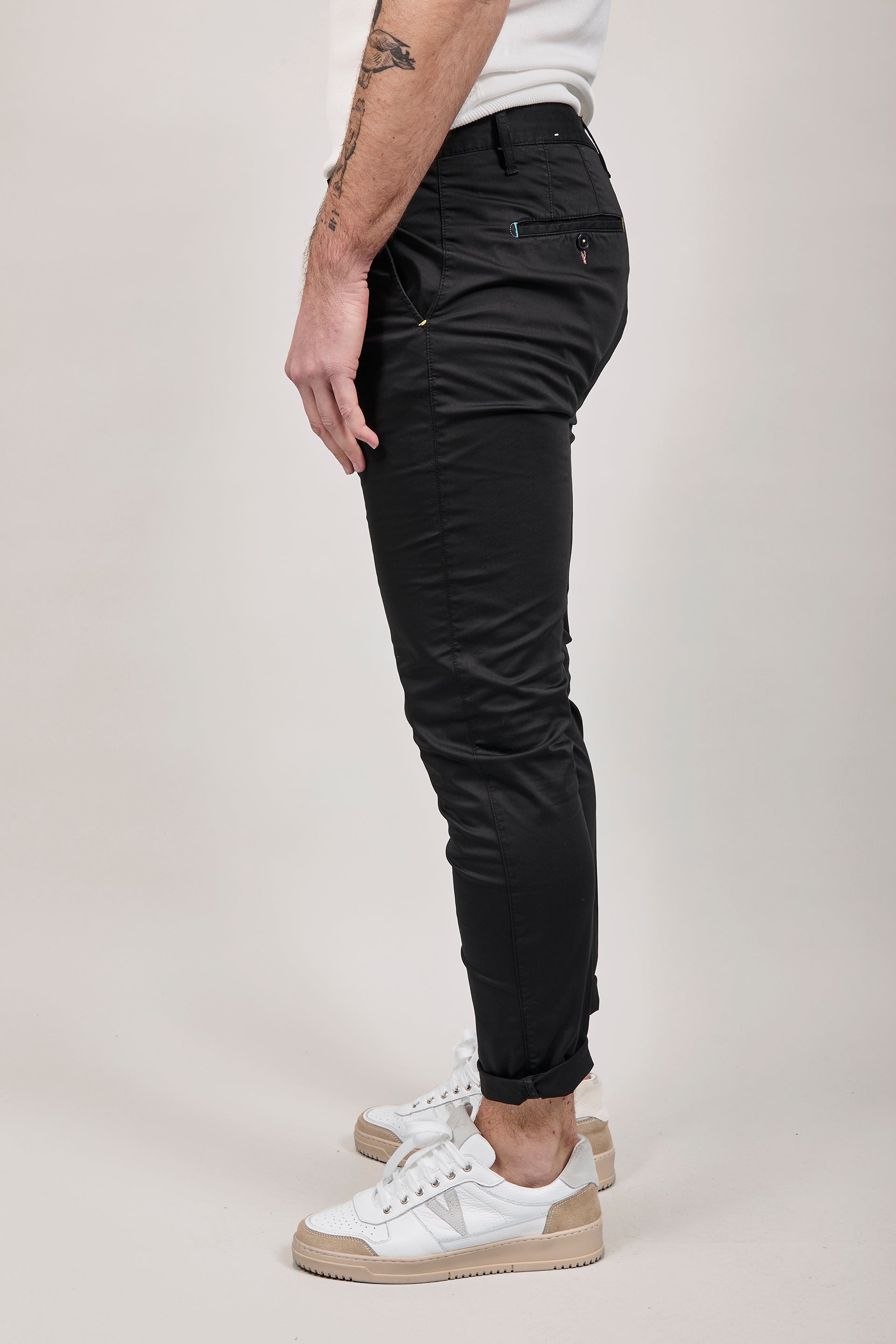 Pantalone Berna chinos Nero 39