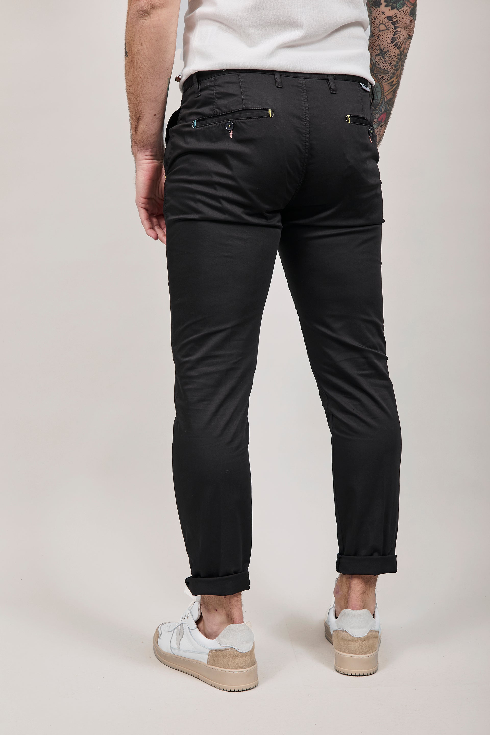 Pantalone Berna chinos Nero 39