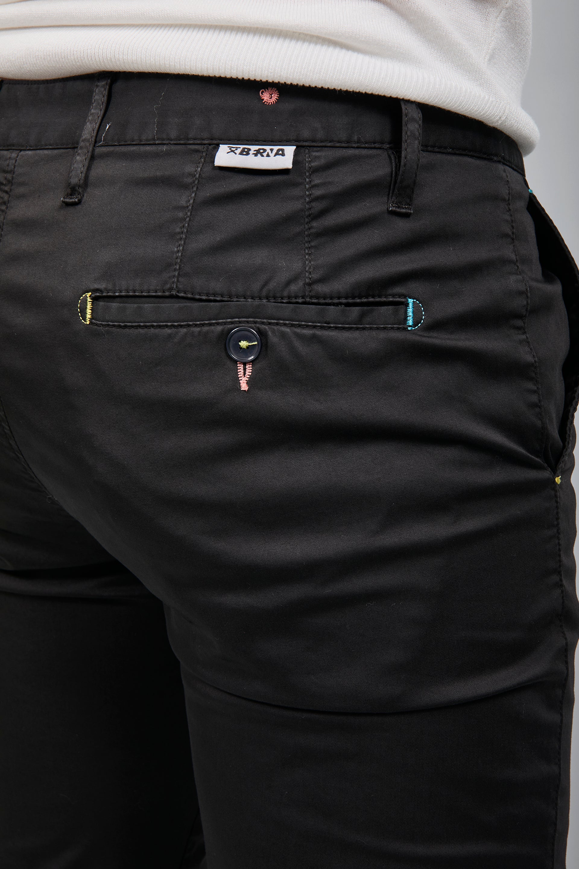 Pantalone Berna chinos Nero 39