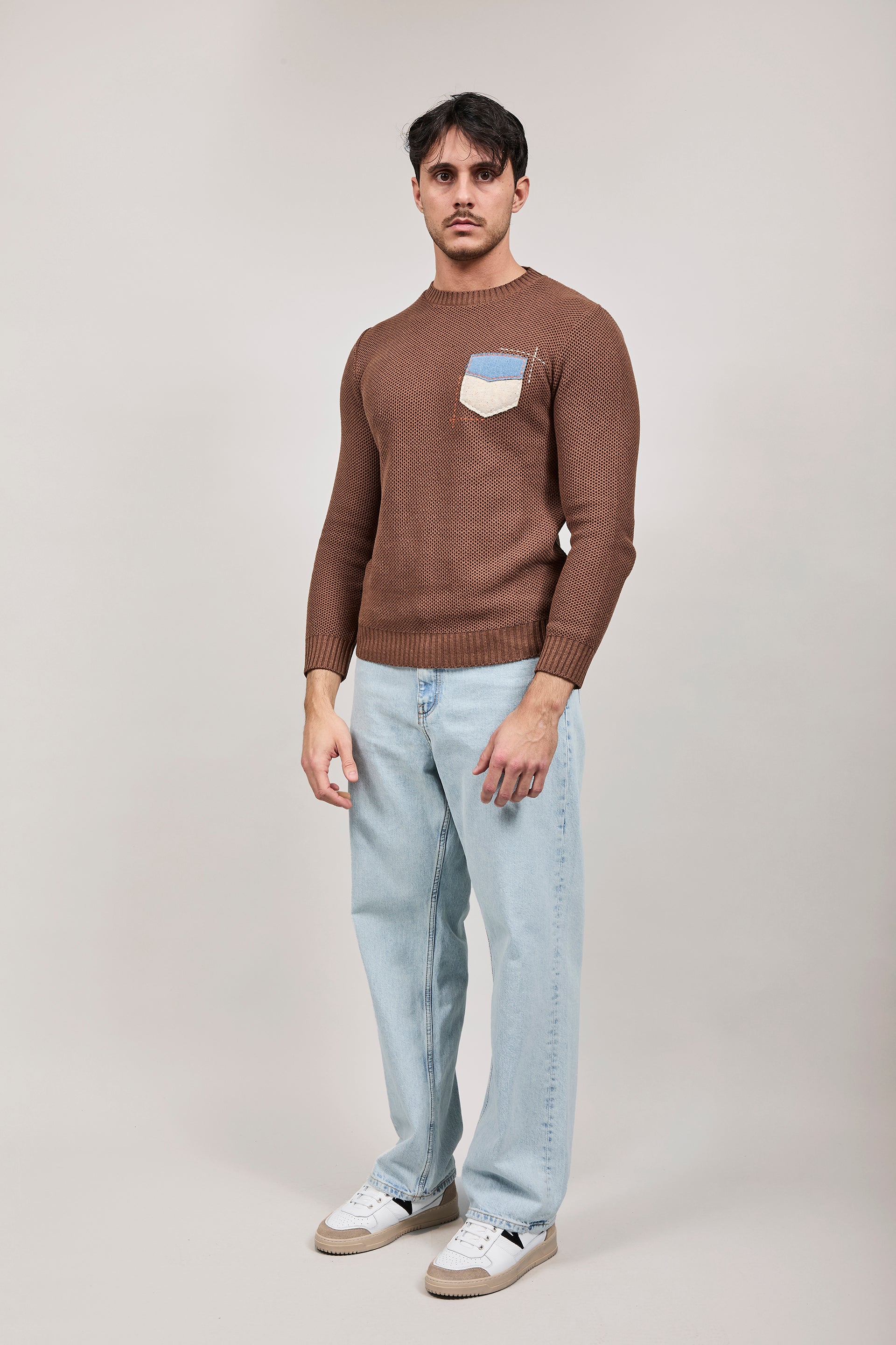 Maglioncino V2 Occhio di pernice Moro