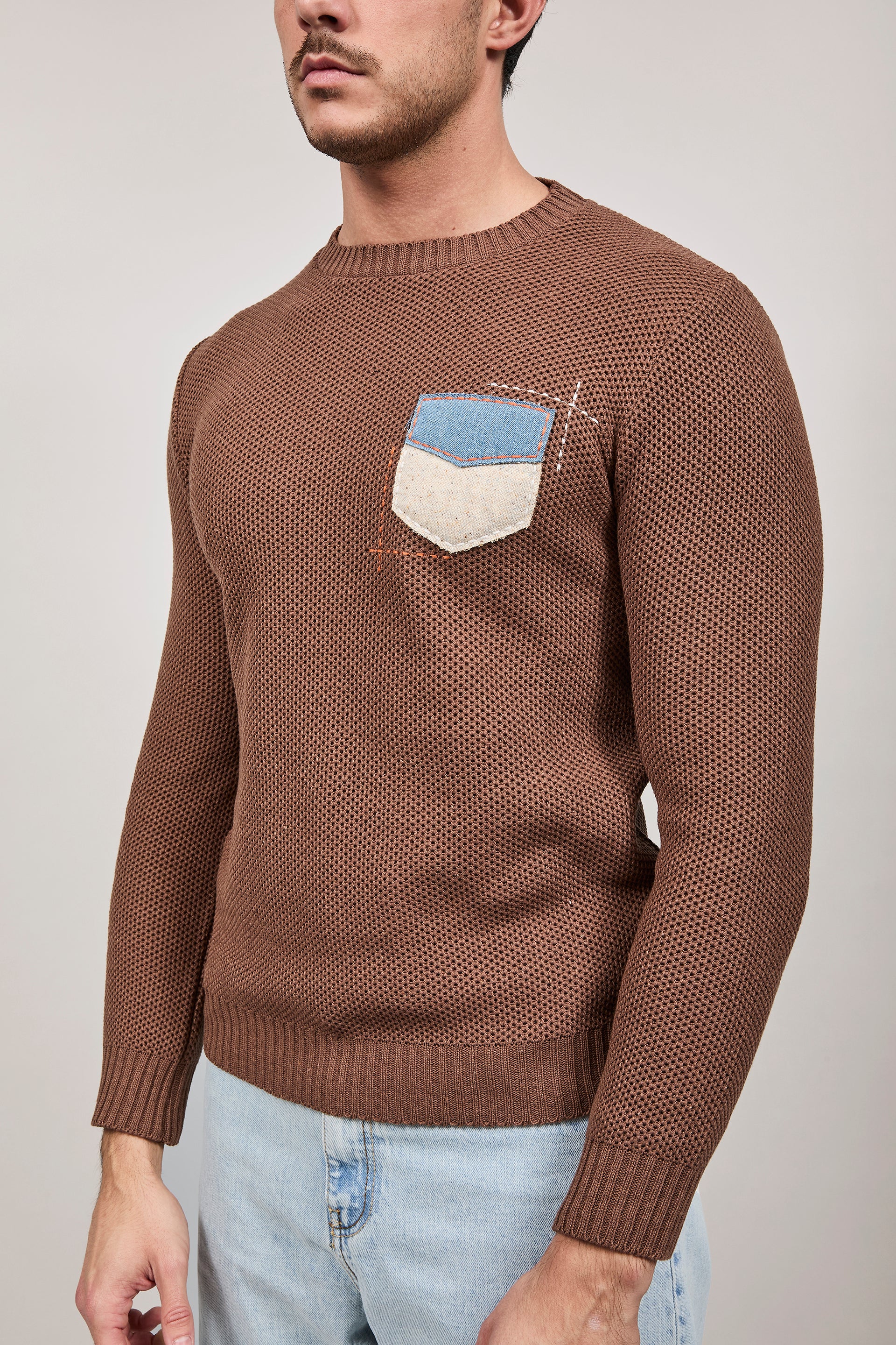 Maglioncino V2 Occhio di pernice Moro