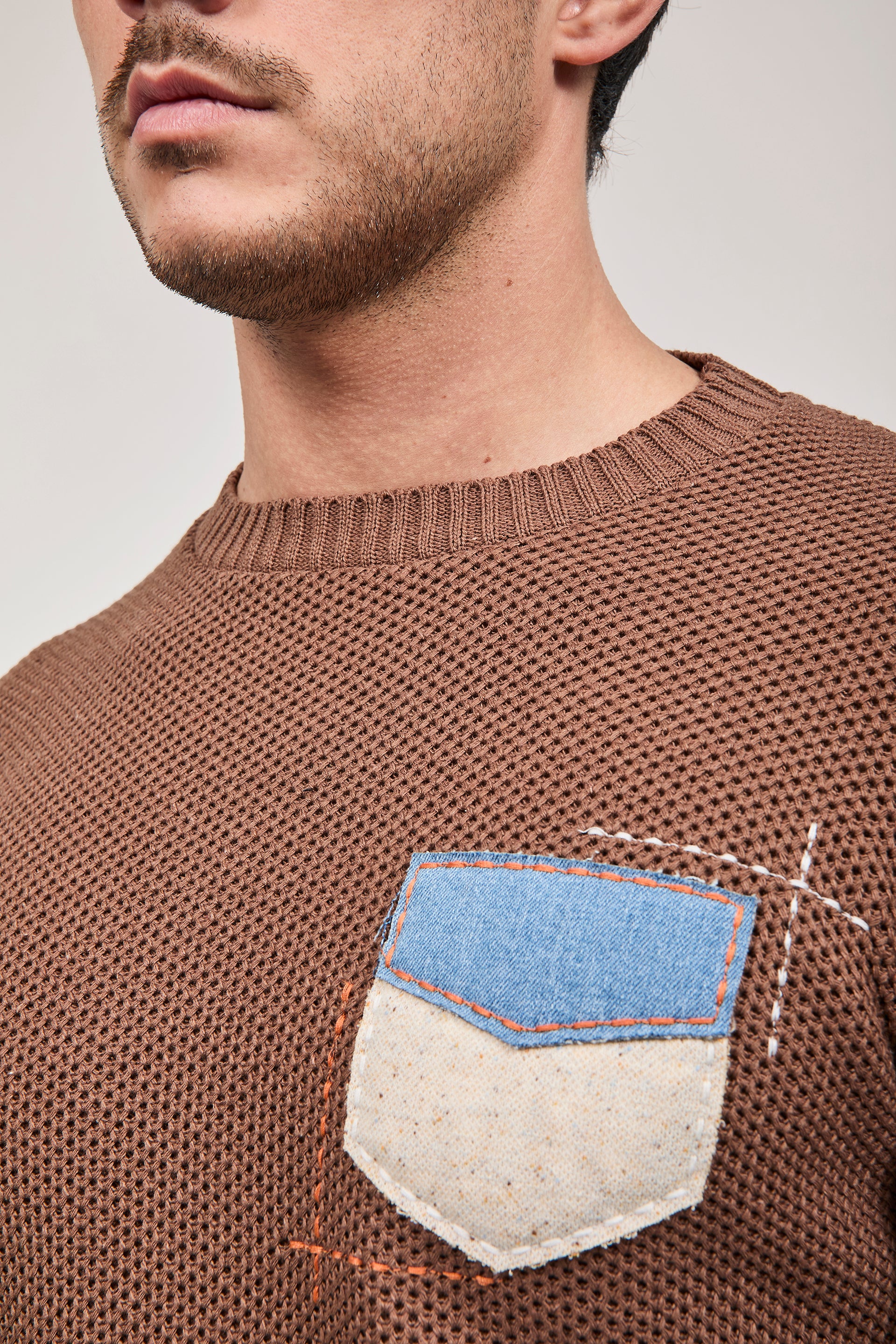 Maglioncino V2 Occhio di pernice Moro