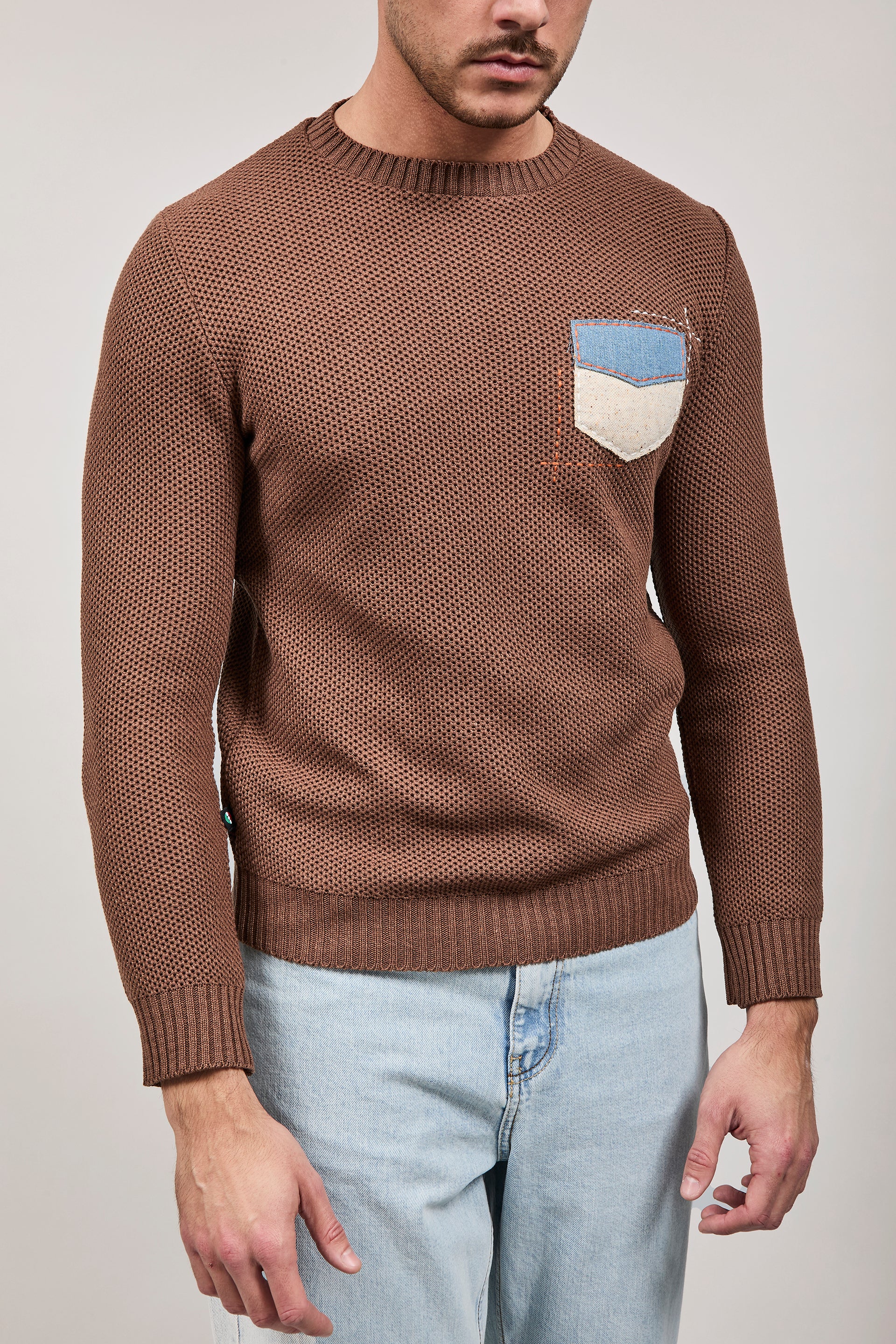 Maglioncino V2 Occhio di pernice Moro