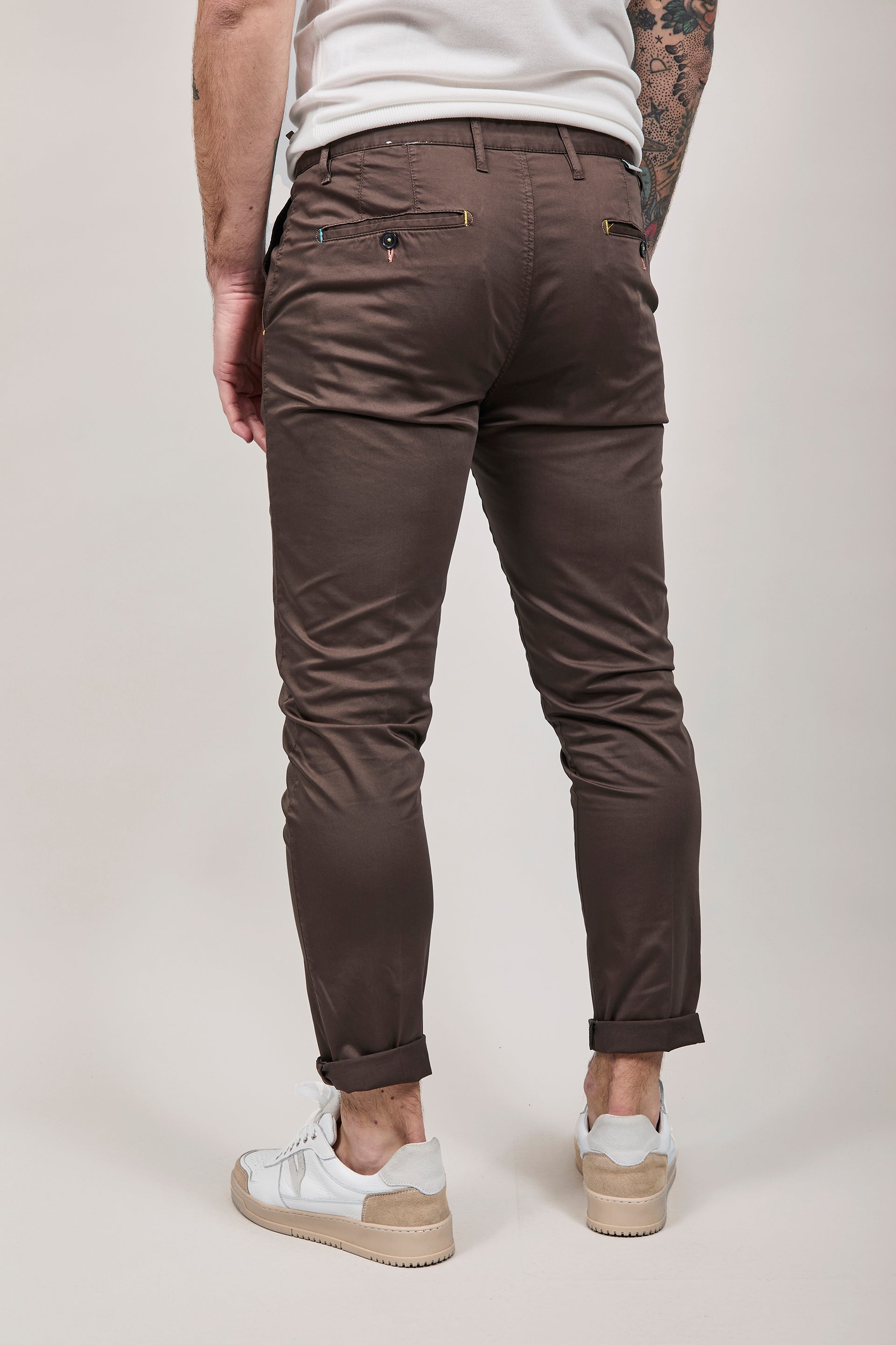 Pantalone Berna chinos Caffè 39