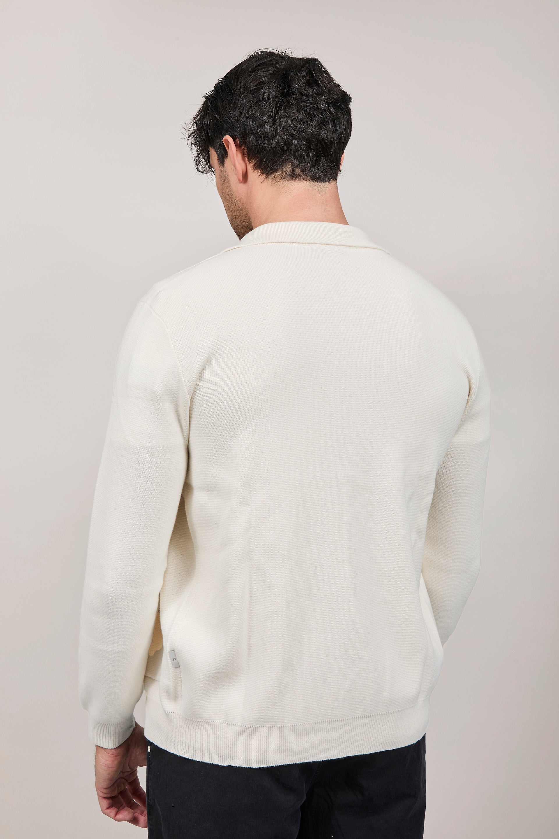 Cardigan Hamaki-ho Zip Bianco 3221