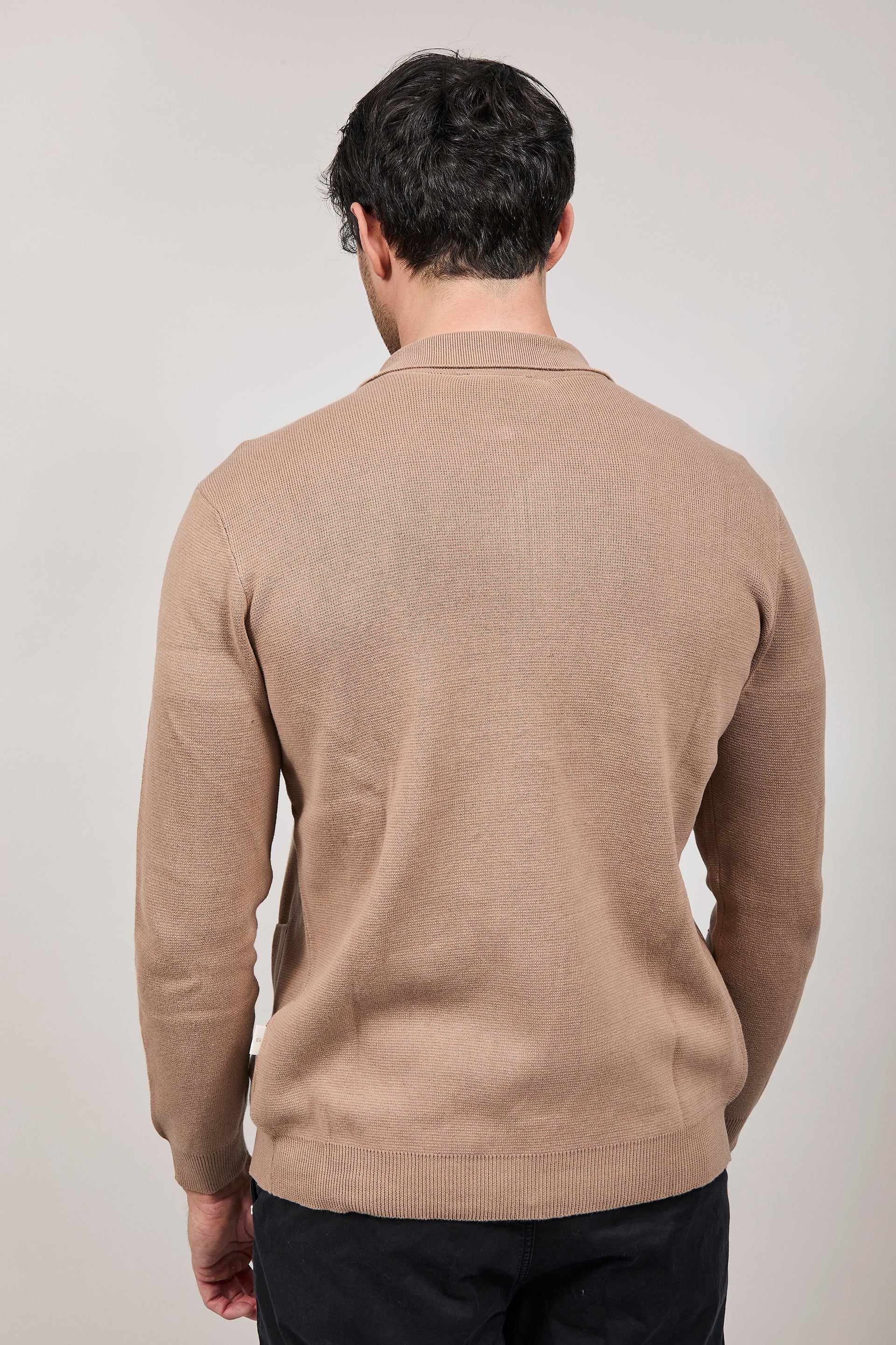 Cardigan Hamaki-ho Zip Beige 3221