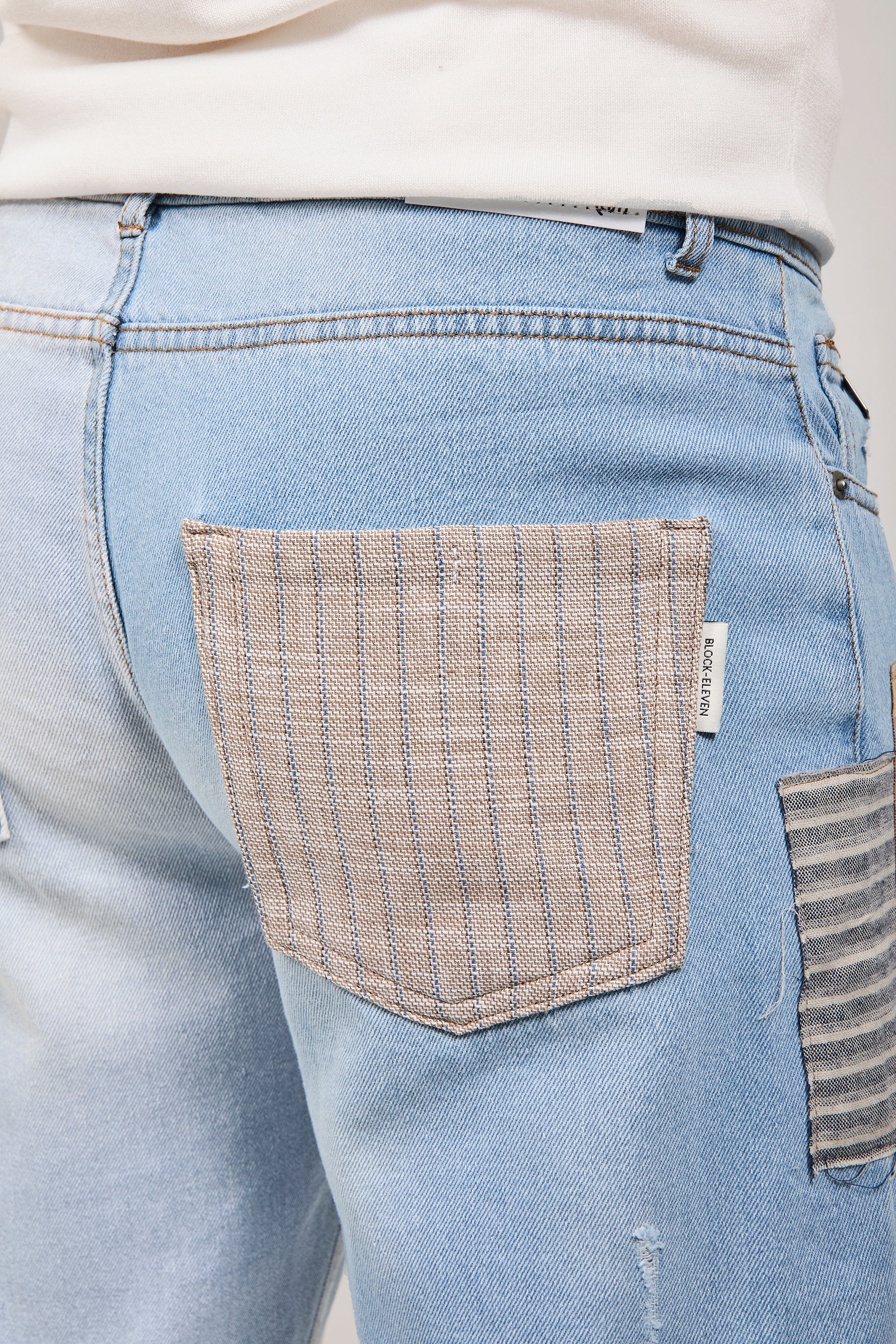 Jeans Block Eleven Toppe Chiaro