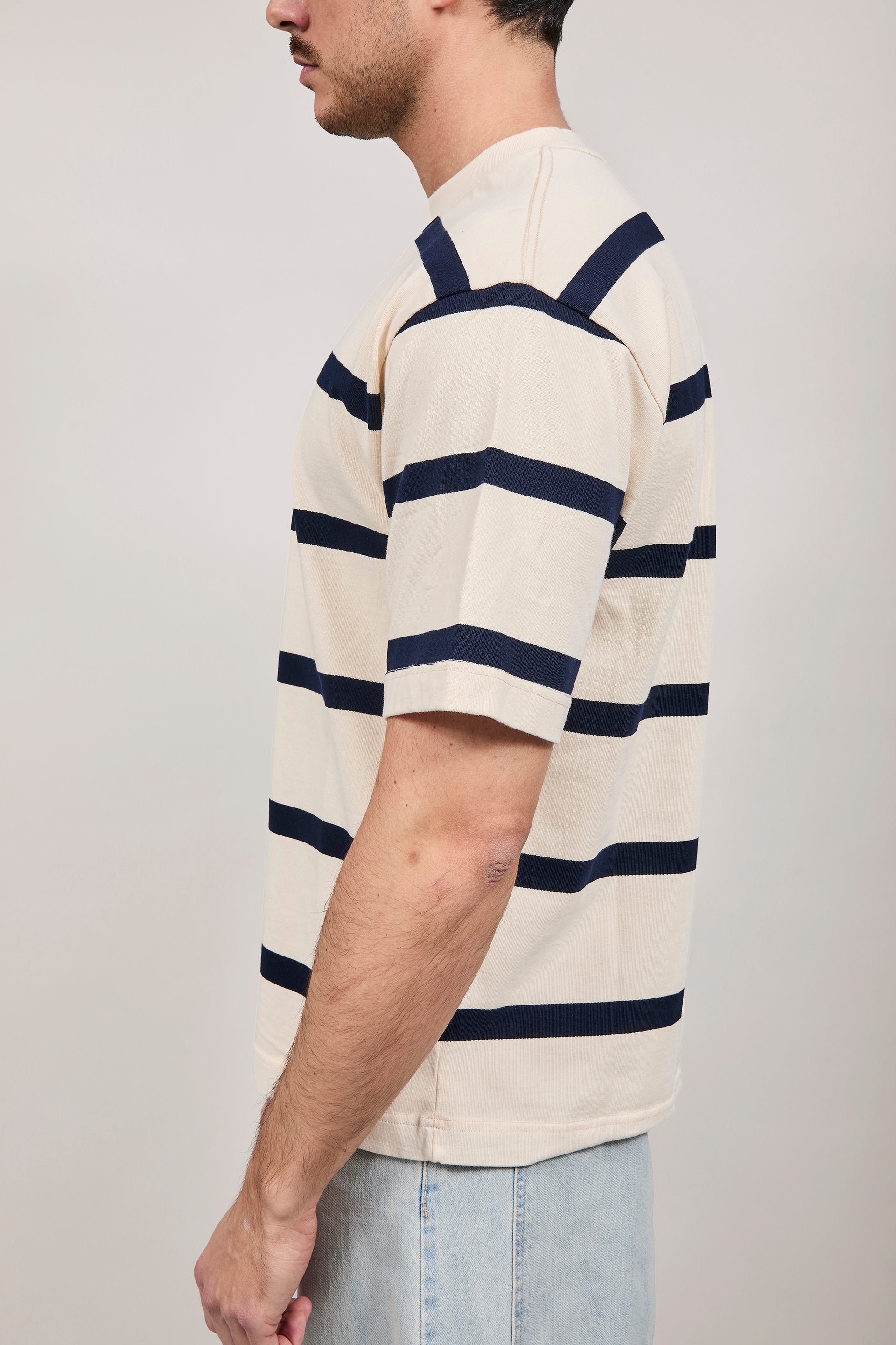 T-shirt Berna Boxy Righe