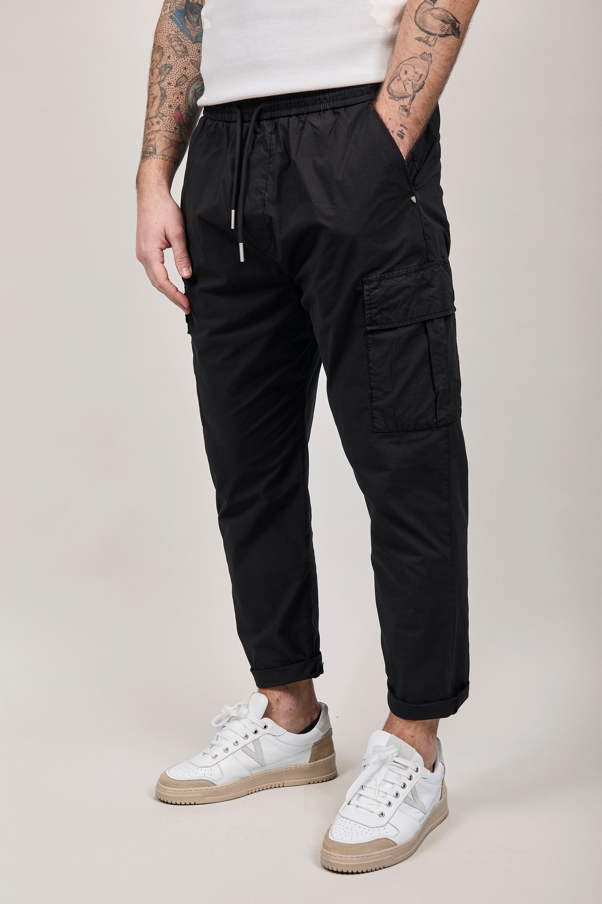 Pantalaccio Gianni Lupo Cargo Nero 3297