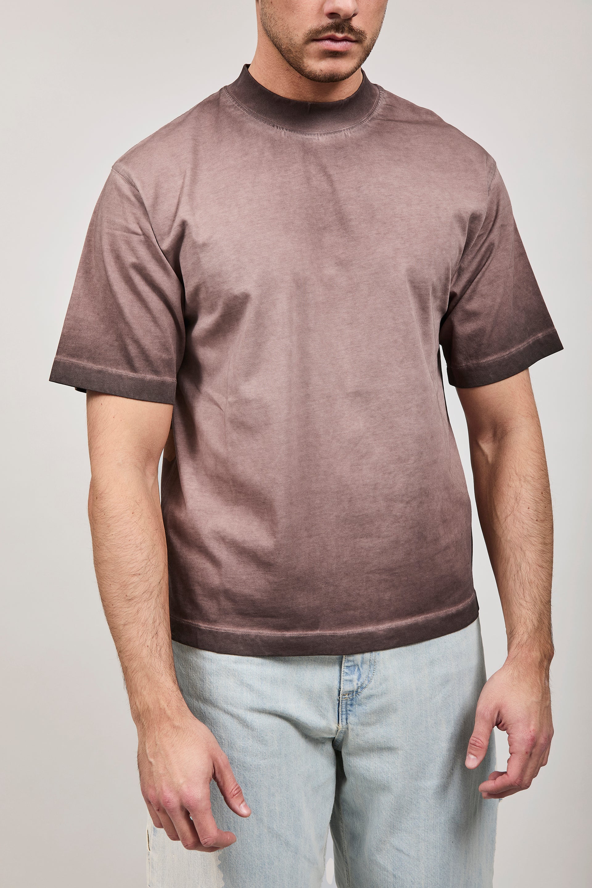 T-shirt Berna Boxy Caffè