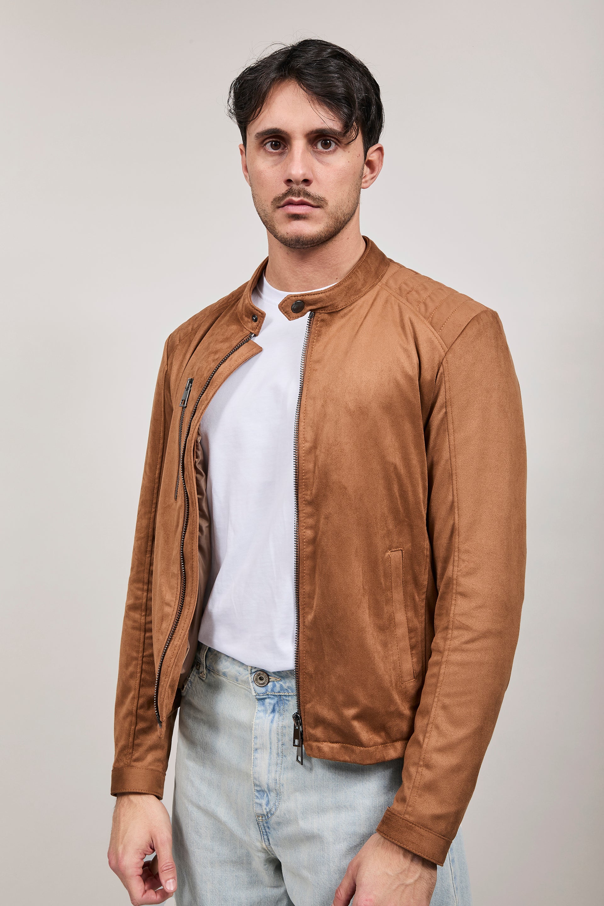 Giubbino Imperial Suede Tabacco