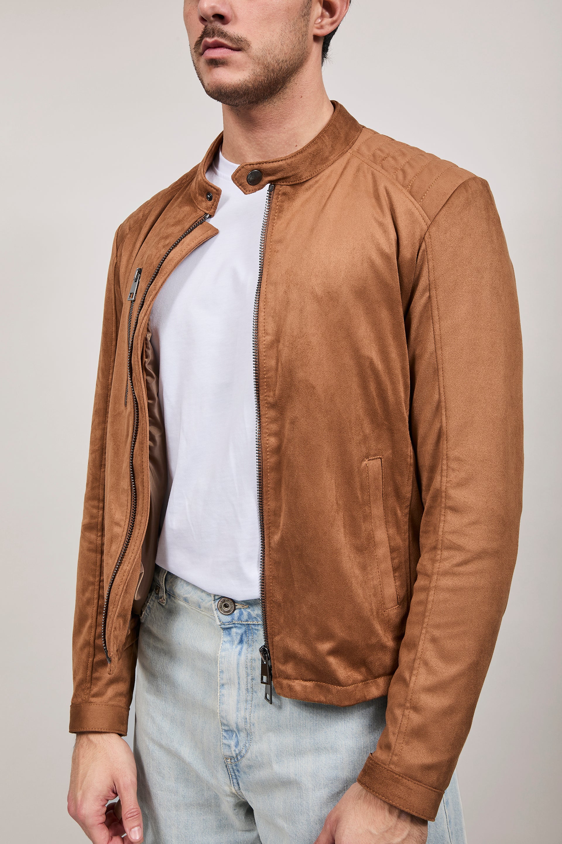 Giubbino Imperial Suede Tabacco